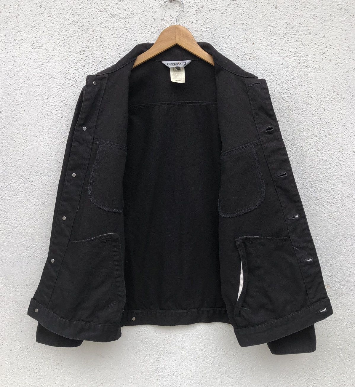 Carhartt Carhartt In Black Canvas Chore Jacket Size US L / EU 52-54 / 3 - 8 Thumbnail