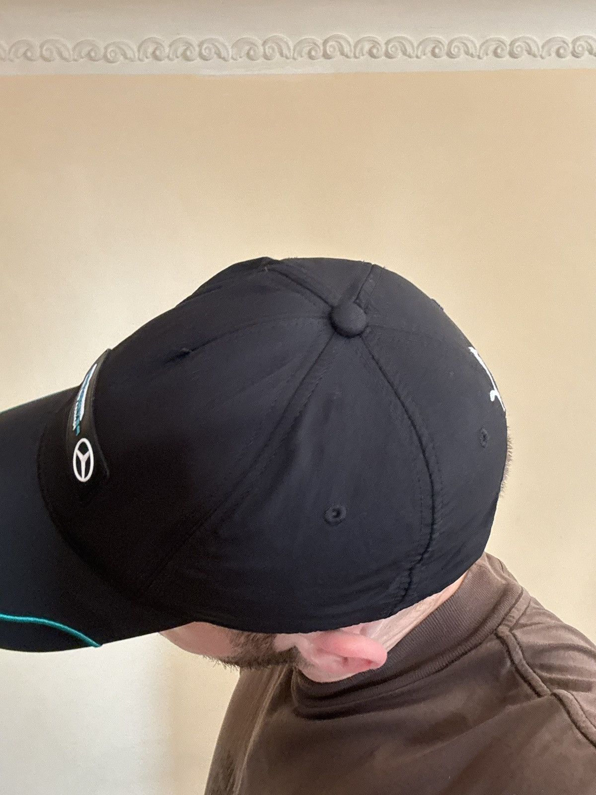 Mercedes-Benz Mercedes Benz AMG Petronas Motorsport Black Cap Puma Size ONE SIZE - 17 Thumbnail