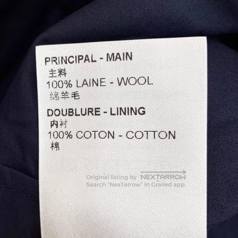 Louis Vuitton Louis Vuitton 23 navy wool drawstring casual straight leg Size US 38 / EU 54 - 7 Thumbnail
