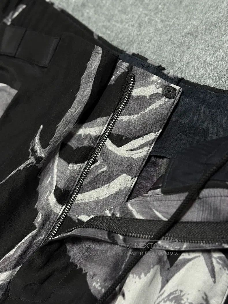 Yohji Yamamoto Yohji Yamamoto size 1 Cropped Silk Floral Wide Leg Kendo Pa Size US 28 / EU 44 - 7 Thumbnail