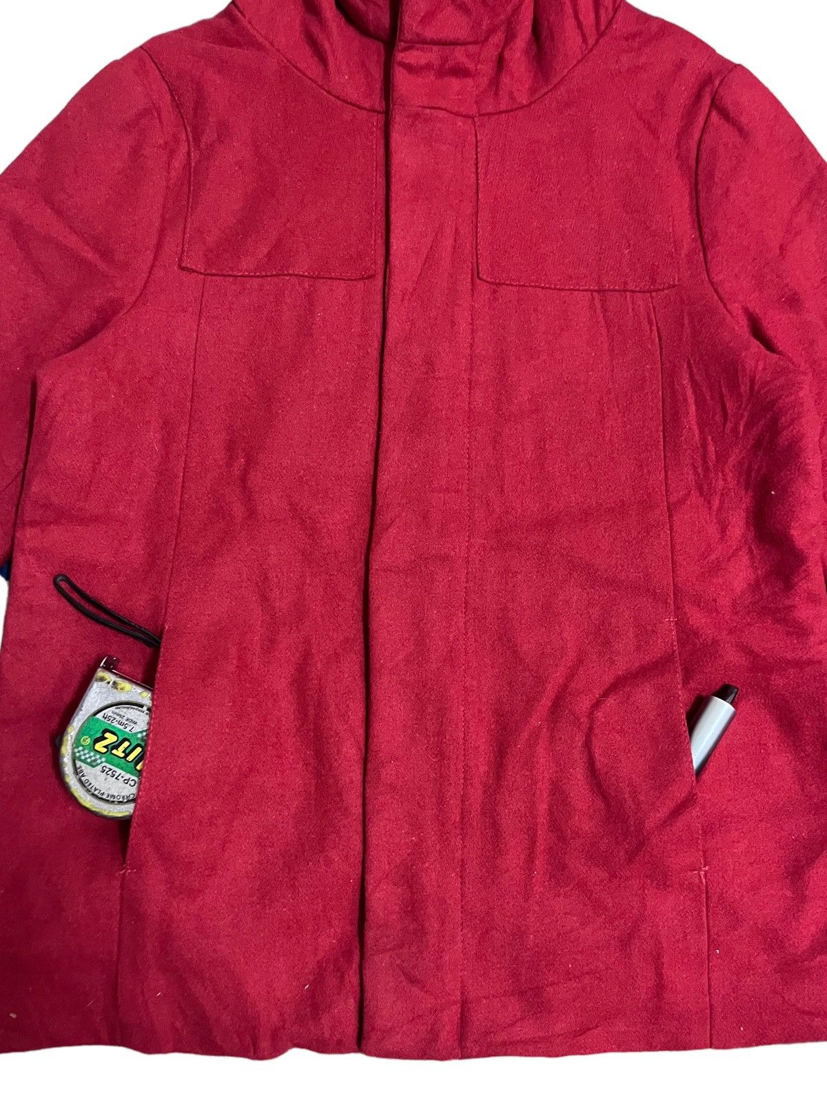 Seditionaries × Vintage Vintage Red Another Side Square Faux fur Style Jacket Size US M / EU 48-50 / 2 - 3 Thumbnail