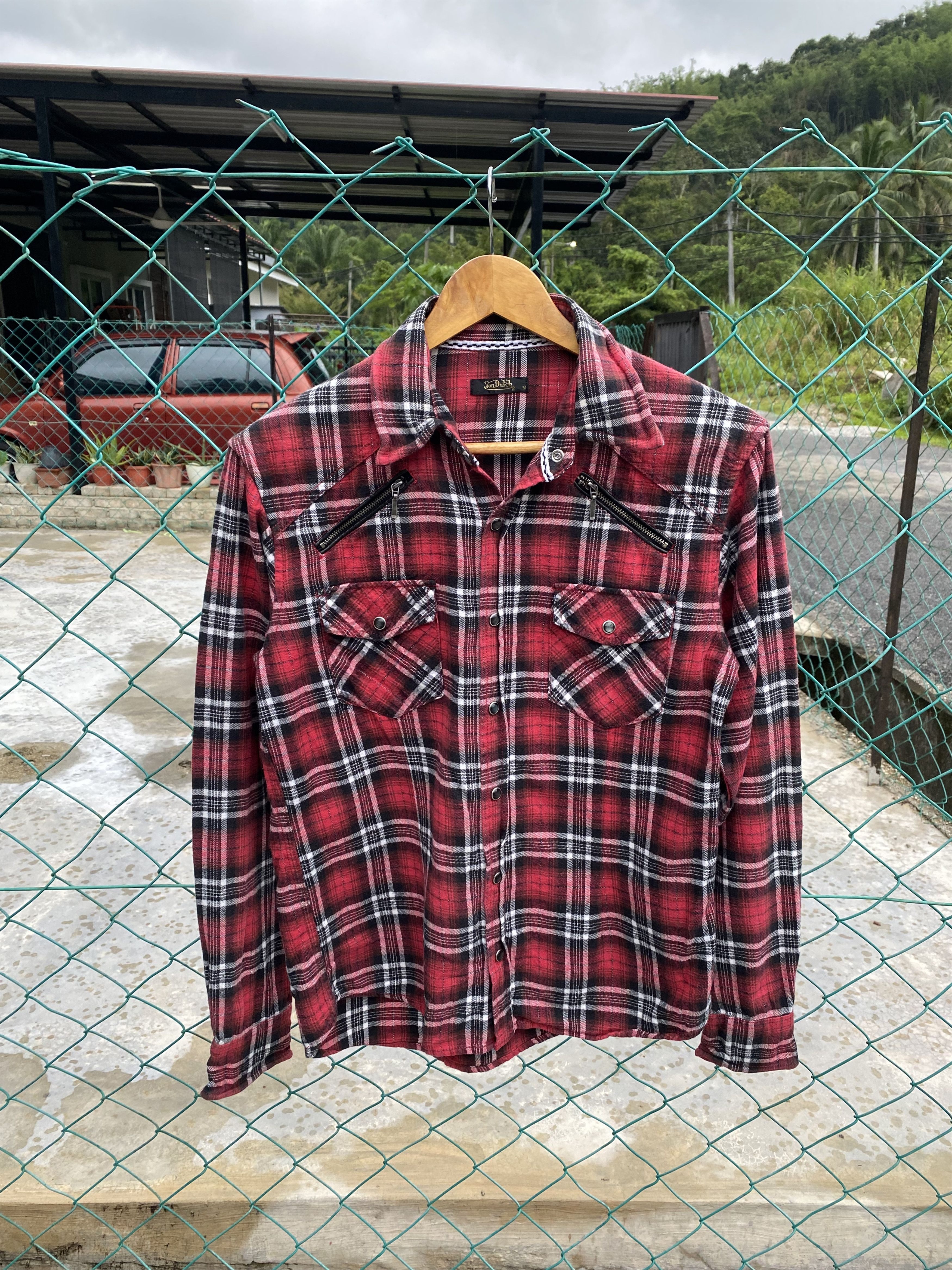 Von Dutch Von Dutch shadow plaid shirt flannel Size M / US 6-8 / IT 42-44 - 1 Thumbnail