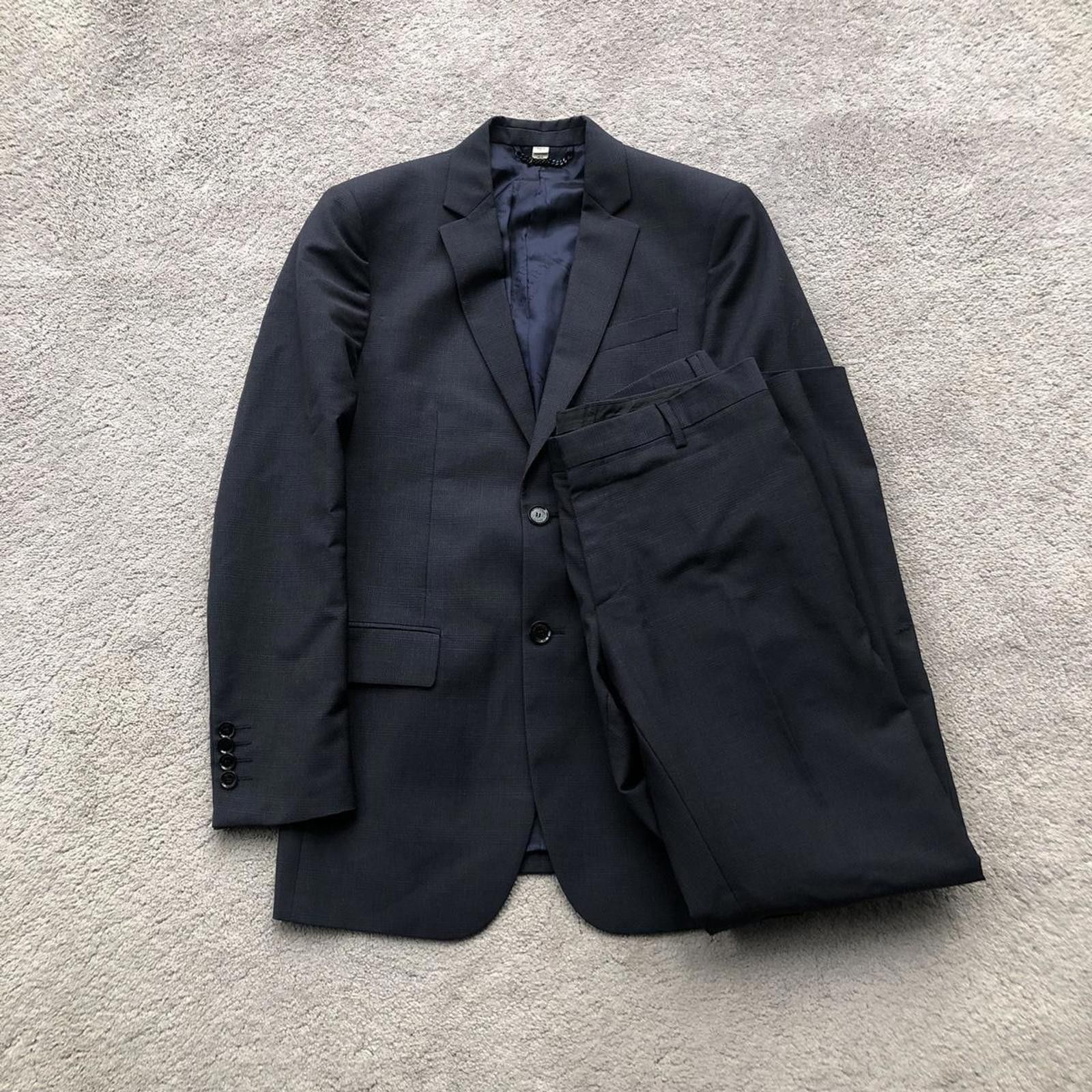 Burberry Burberry Two Piece Checkered Suit Blazer Trousers Size 46R - 1 Thumbnail