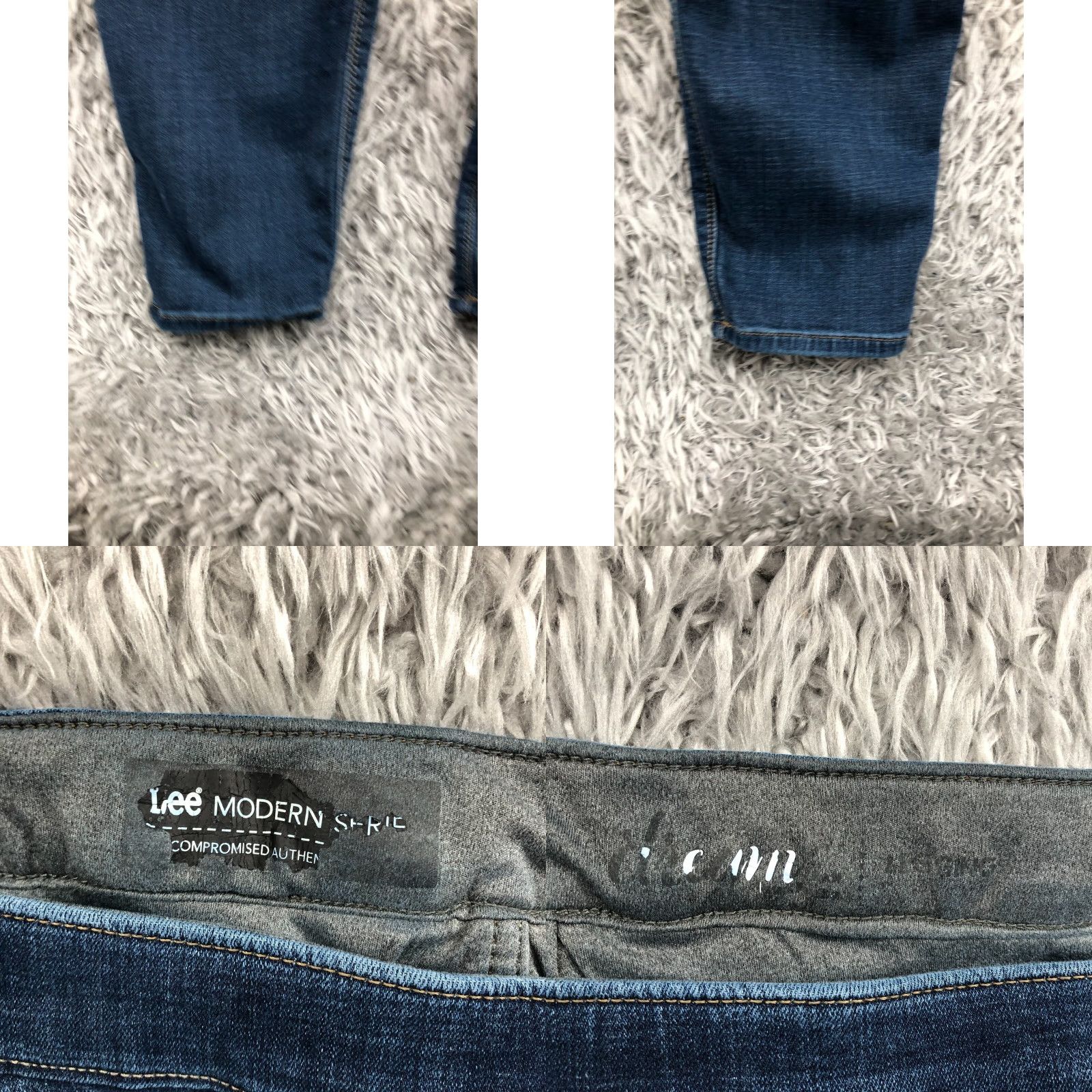 Lee Lee Jeans Skinny Womens Plus 20W Medium Blue Modern Series 20W Lee Premium Classic Size 42" / US 20 - 8 Thumbnail