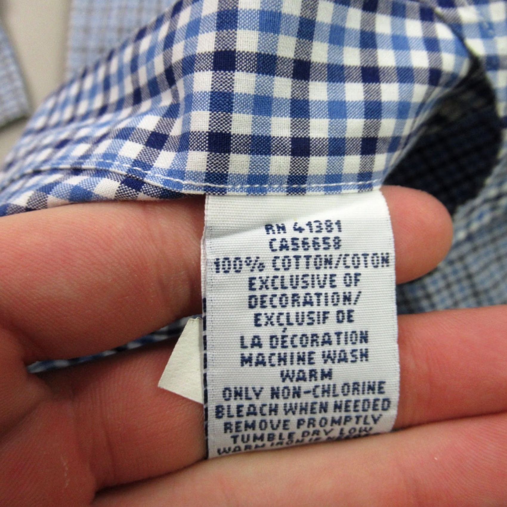 Ralph Lauren Ralph Lauren Shirt Mens Small Long Sleeve Button Front Checks Blue Lightweight Size US S / EU 44-46 / 1 - 5 Thumbnail