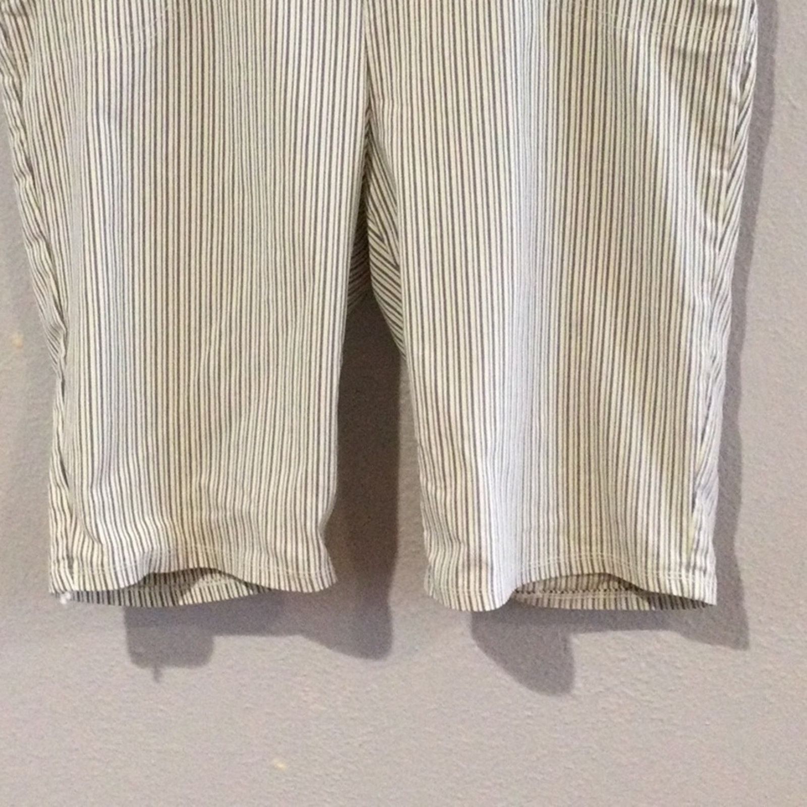 Other 89th & Madison Striped Zipper Pockets Bermuda Shorts Size L Size 32" / US 10 / IT 46 - 3 Thumbnail