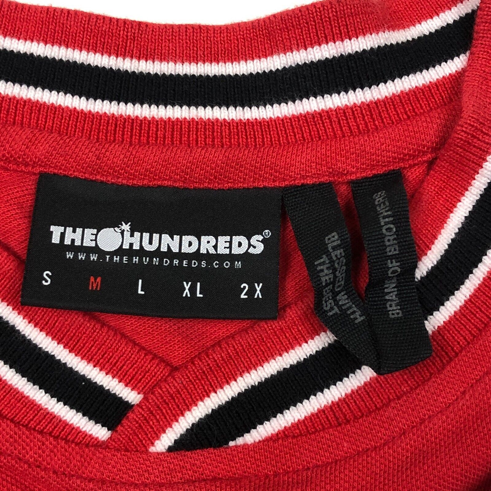 The Hundreds The Hundreds Old English Spellout Red T Shirt Tee Medium Size US M / EU 48-50 / 2 - 3 Thumbnail