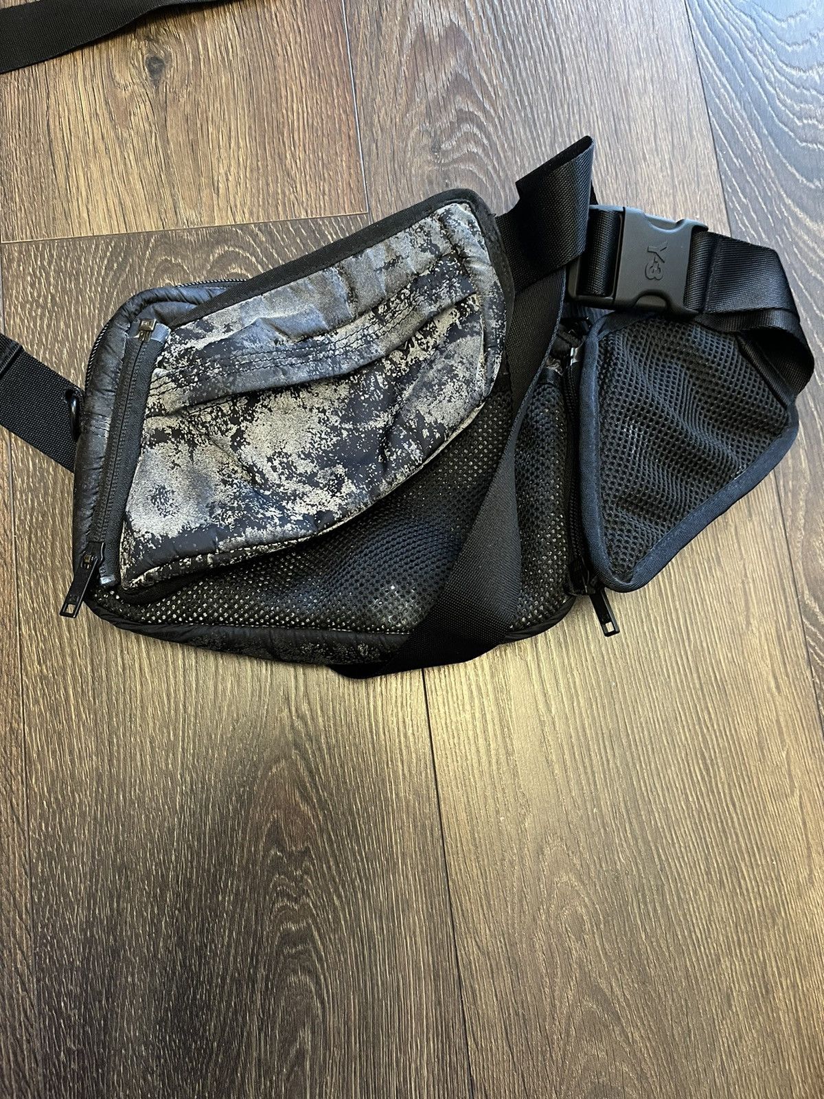 Y-3 Y-3 Reflective Sling Bag 'Black Size ONE SIZE - 2 Thumbnail