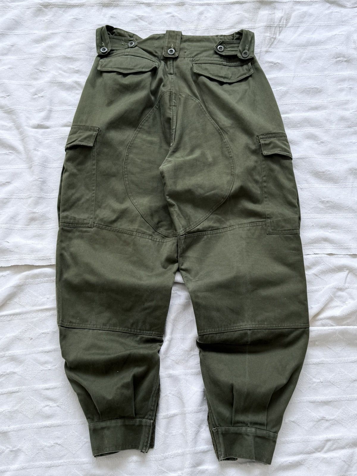 Vintage Vintage 1965 Dated Belgian Cargo Army Military Pants Size US 30 / EU 46 - 7 Thumbnail