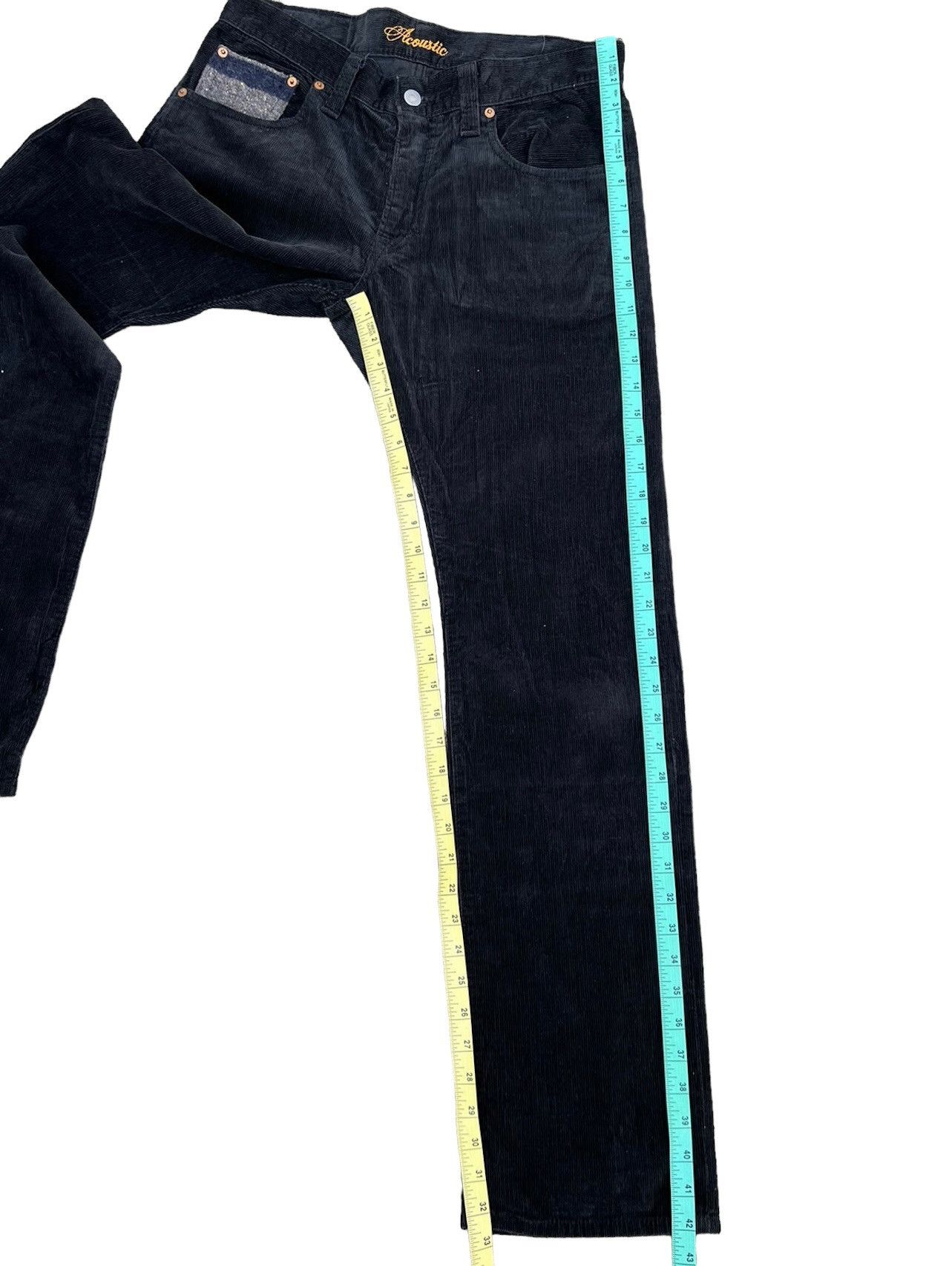 Vintage Acoustic Made in Japan Corduroy Pant Black Size US 31 - 5 Thumbnail