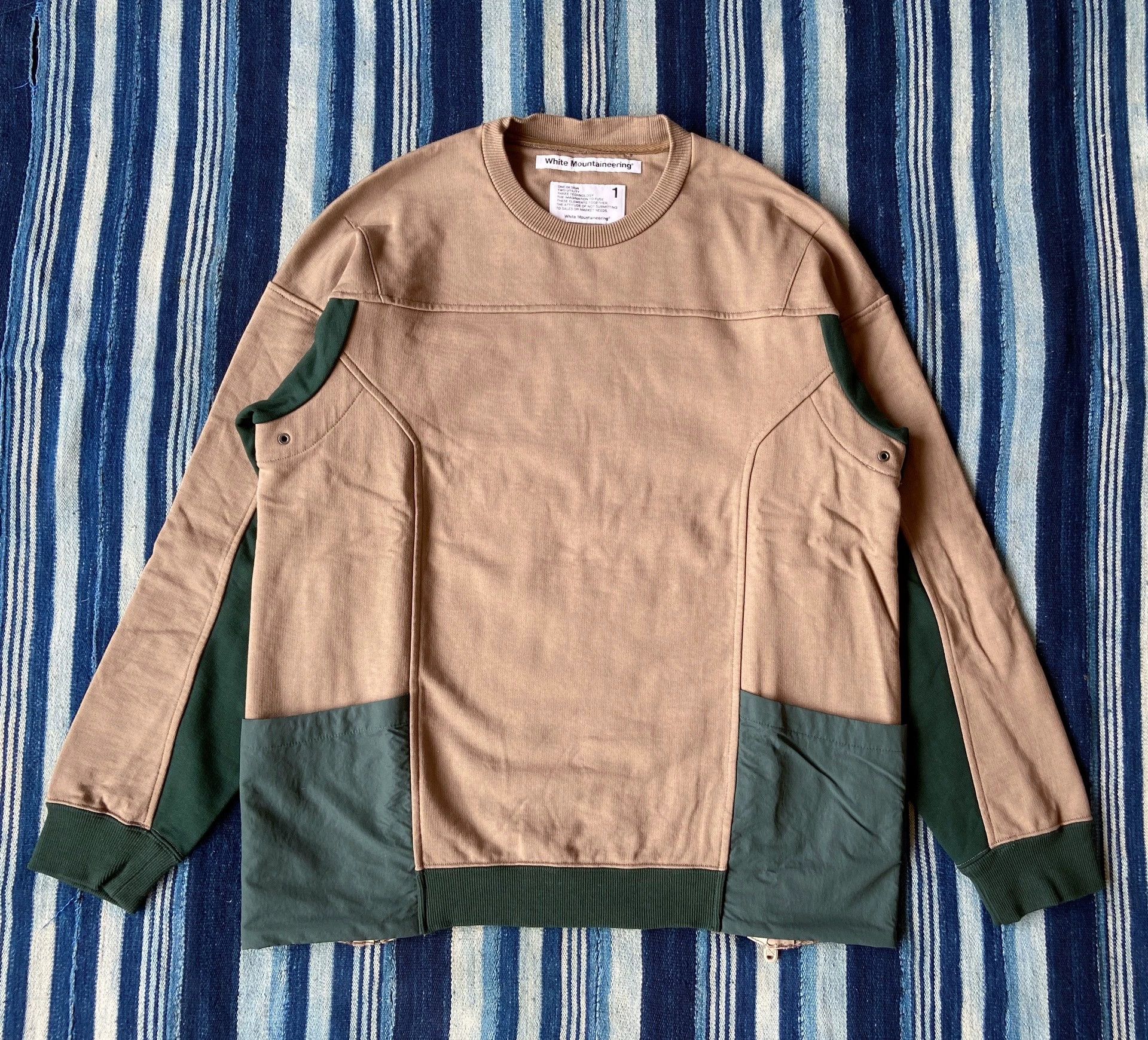 White Mountaineering White Mountaineering Contrasted Crewneck Tech Pockets S1-3 Size US S / EU 44-46 / 1 - 1 Thumbnail