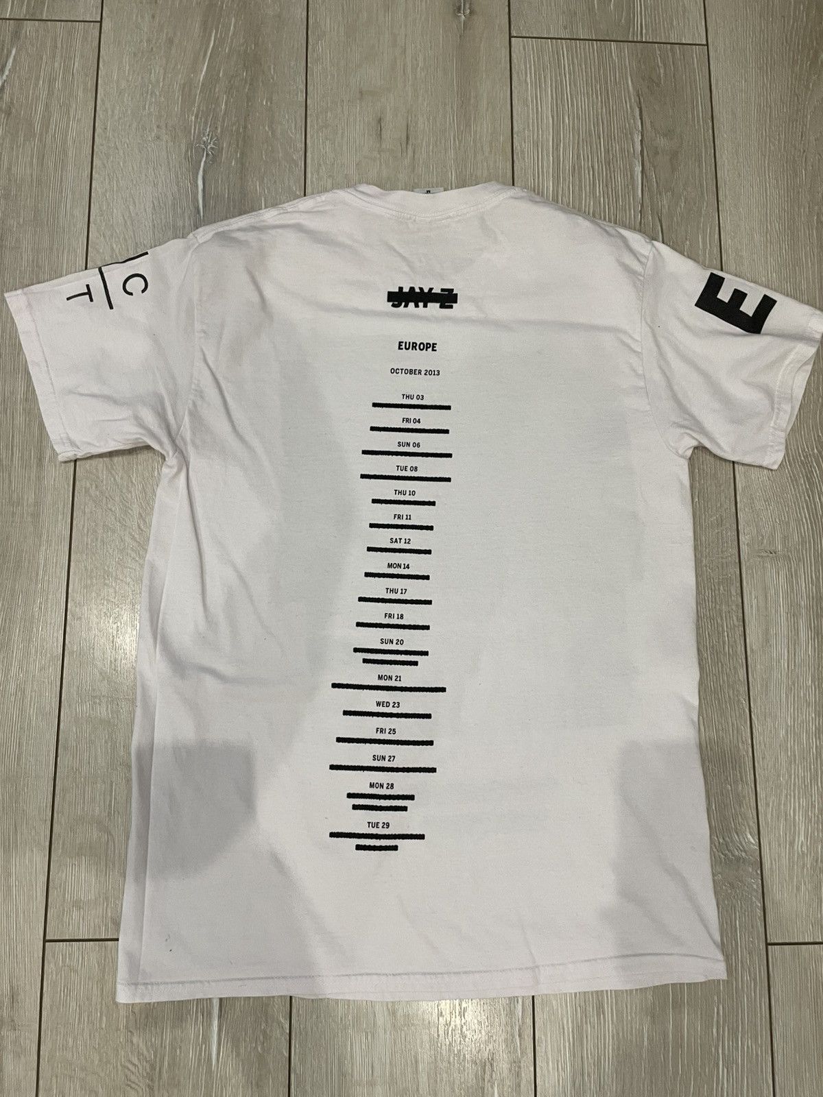 Other Magna Carta World Tour Shirt White Jay-Z Hip Hop Rap Size US M / EU 48-50 / 2 - 9 Thumbnail