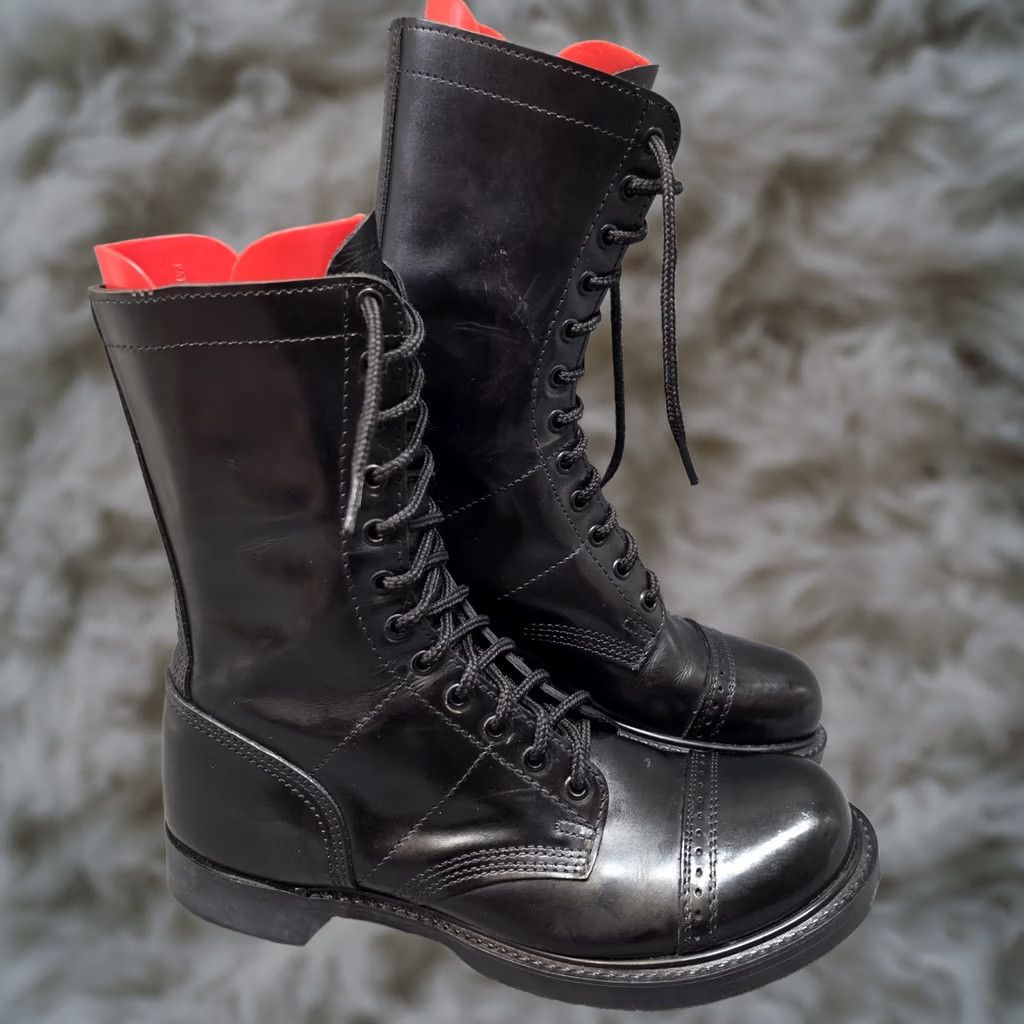 DIESELブーツ archive swag underground 激レア Diesel × Vintage Diesel Softrock Dunks High Top Leather Zip Rick