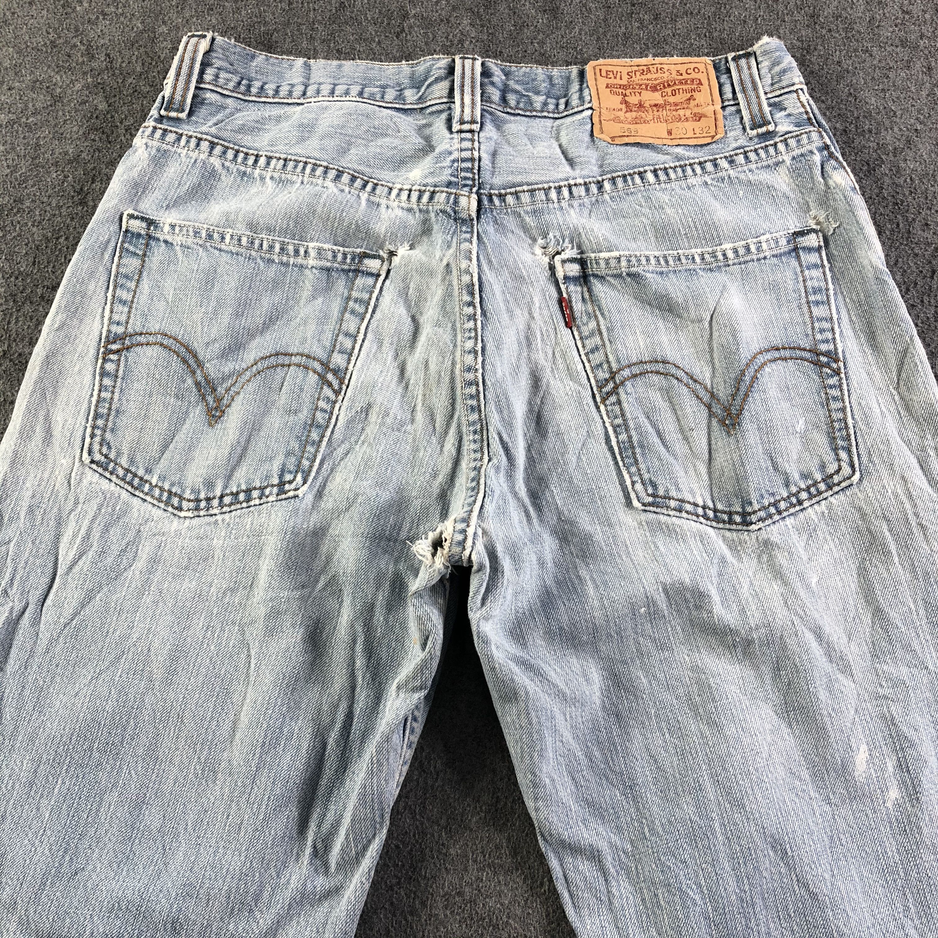 Levi's Vintage Light Wash Levis 569 Jeans-J3276 Size US 31 - 4 Thumbnail