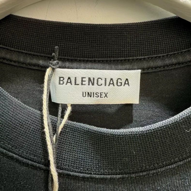Balenciaga Balenciaga Paris Letter Print Logo Short Sleeve 2505-Nextar Size US M / EU 48-50 / 2 - 3 Thumbnail