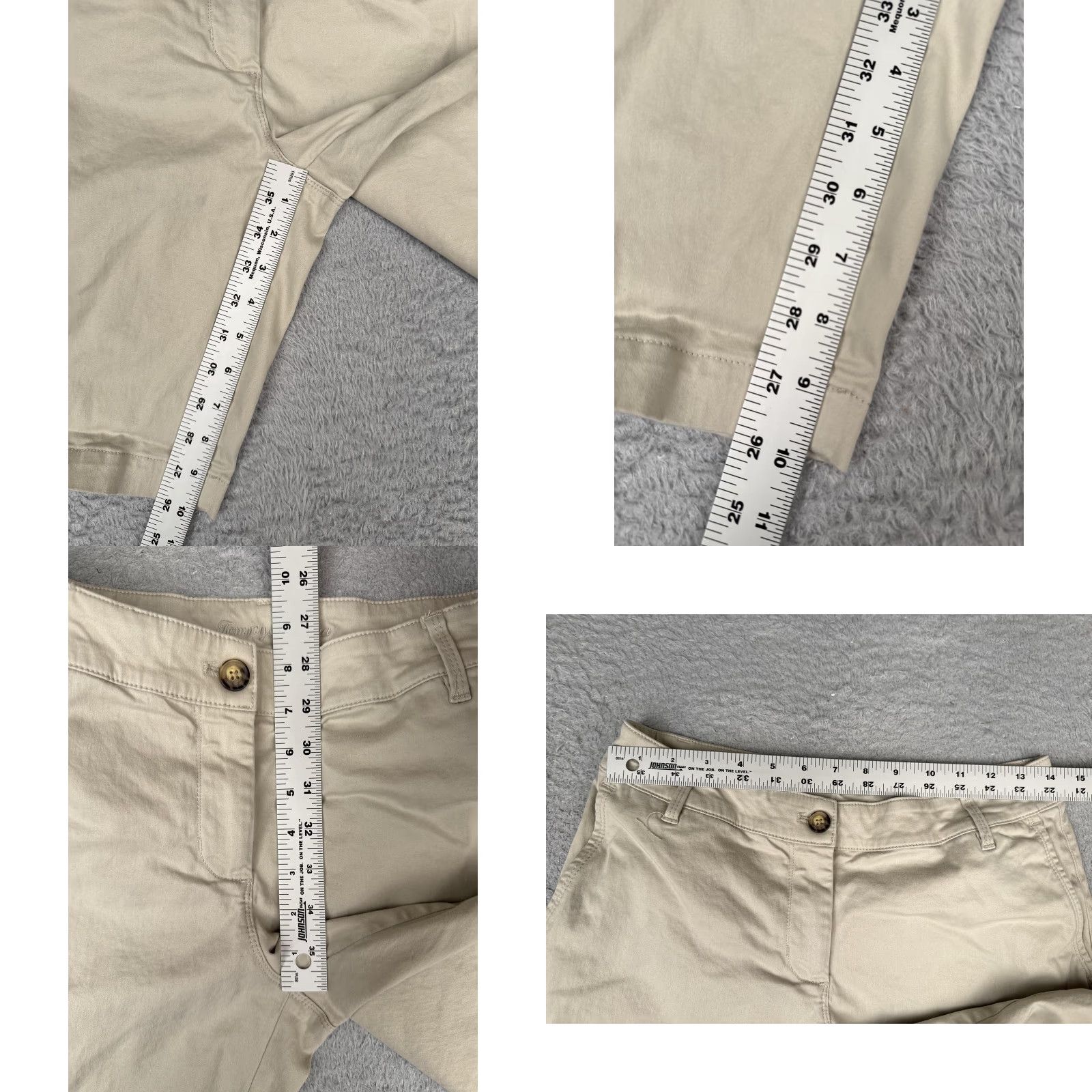 Tommy Bahama Tommy Bahama Shorts Womens 4 Beige Chino Bermuda Flat Front Casual Summer Beach Size 27" / US 4 / IT 40 - 8 Thumbnail