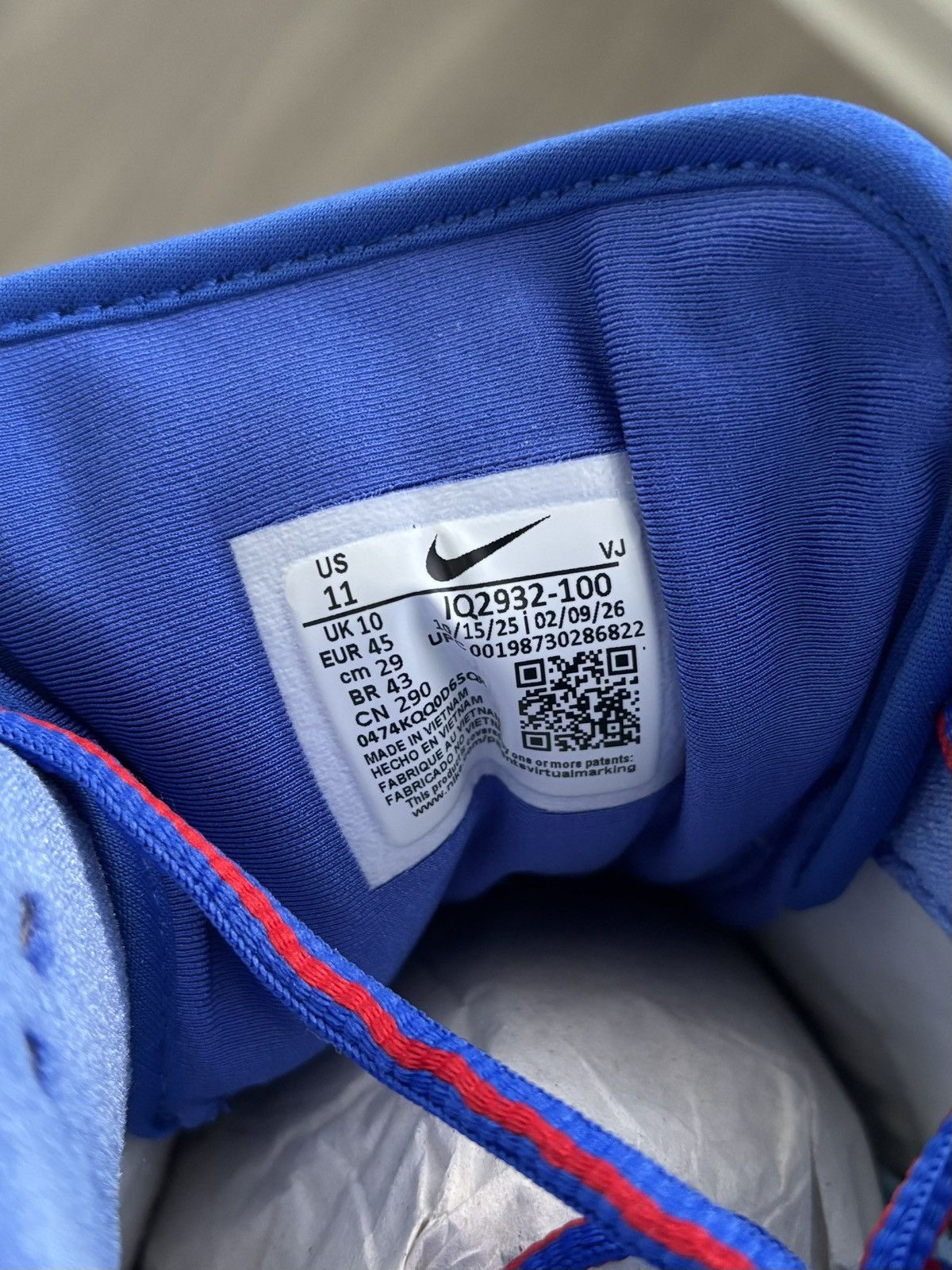 Nike Braves Nike Air Max 1 Size US 11 / EU 44 - 7 Thumbnail