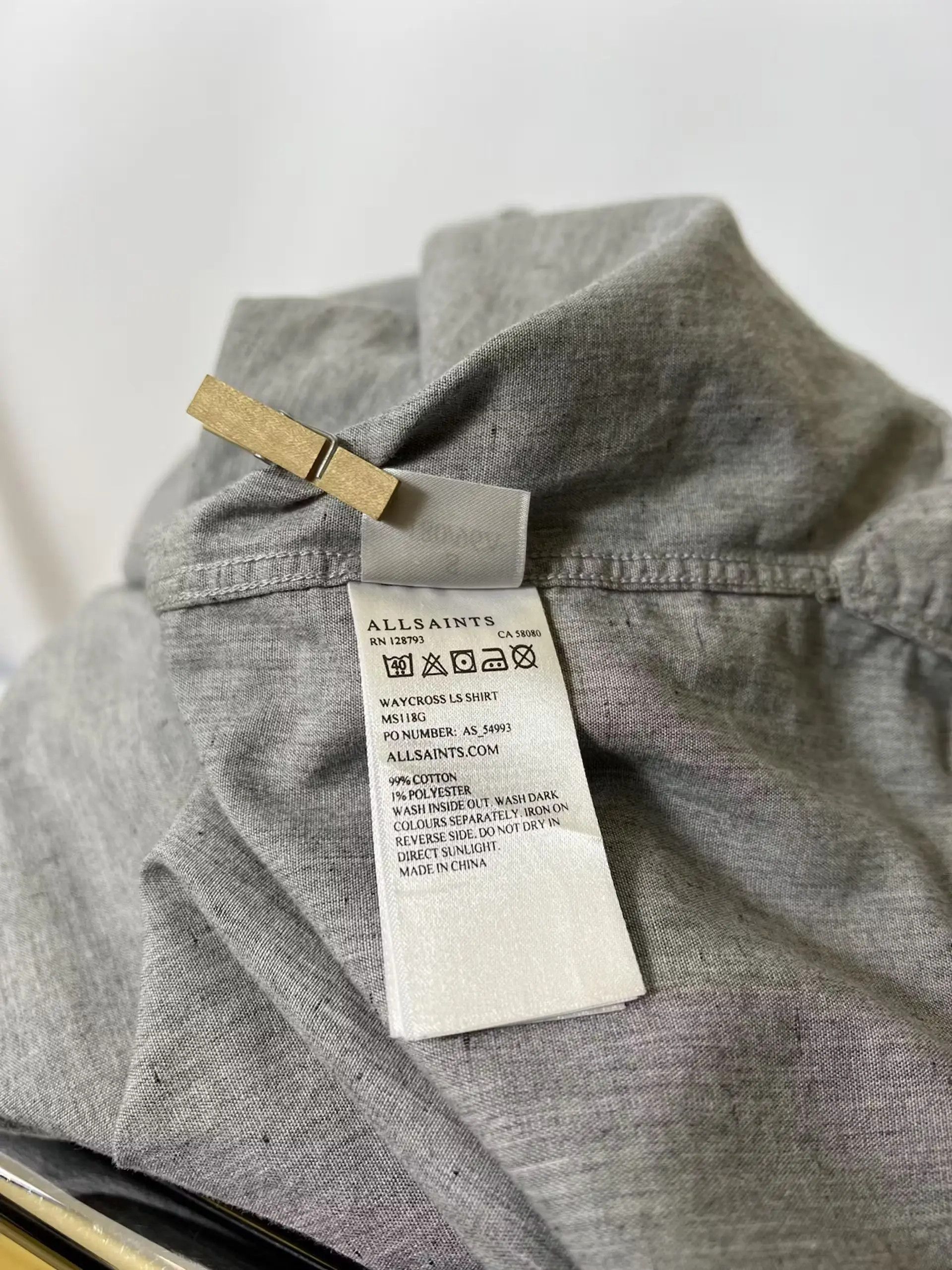 Allsaints × Japanese Brand All Saints Waycross LS shirt Size US S / EU 44-46 / 1 - 5 Thumbnail
