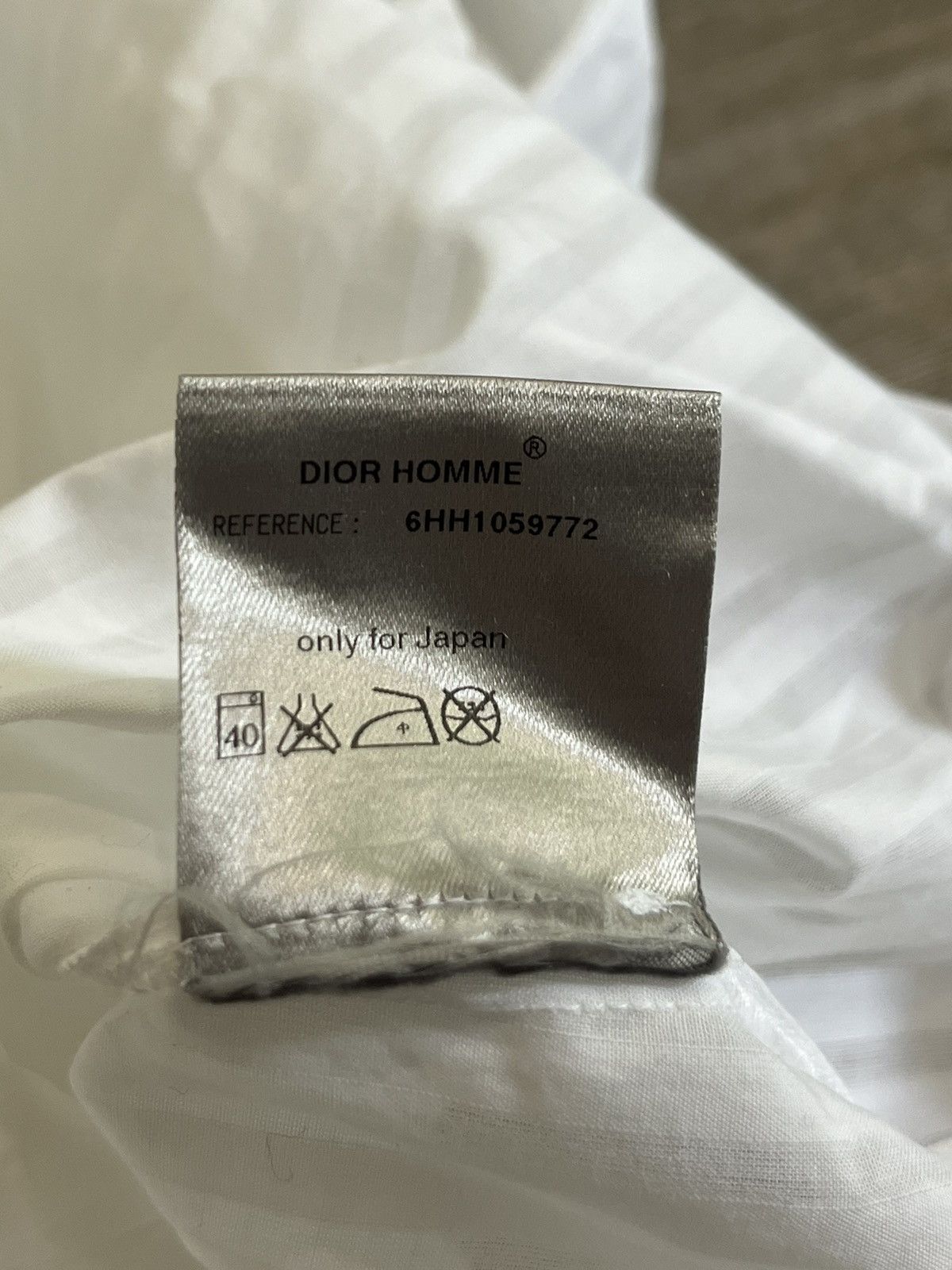Dior × Hedi Slimane SS06 Dior homme Hedi slimane striped seethru Shirt Size US M / EU 48-50 / 2 - 8 Thumbnail
