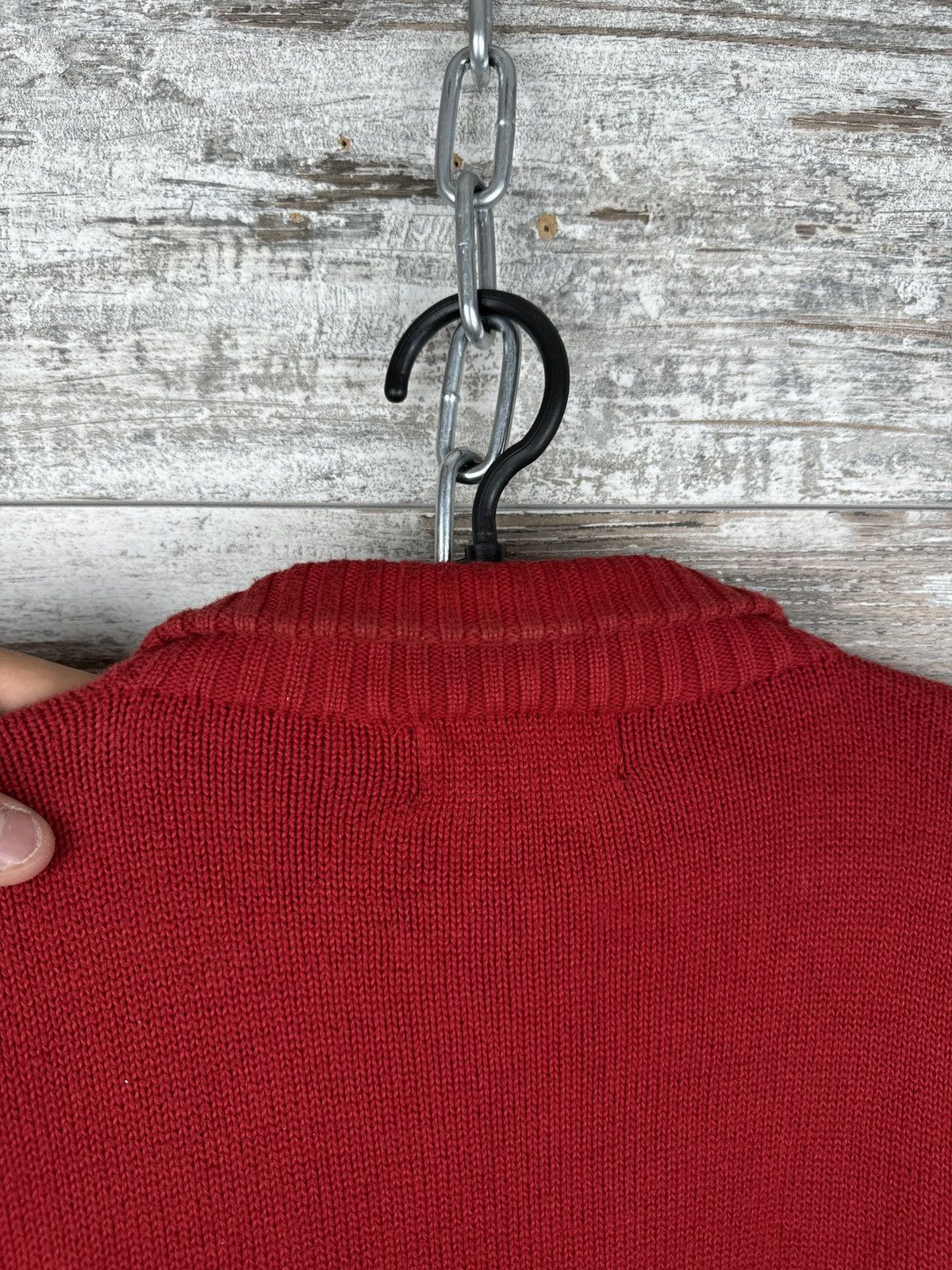 Polo Ralph Lauren × Vintage Mens Vintage Polo Ralph Lauren 1/3 zip sweater knitwear y2k Size US L / EU 52-54 / 3 - 16 Thumbnail
