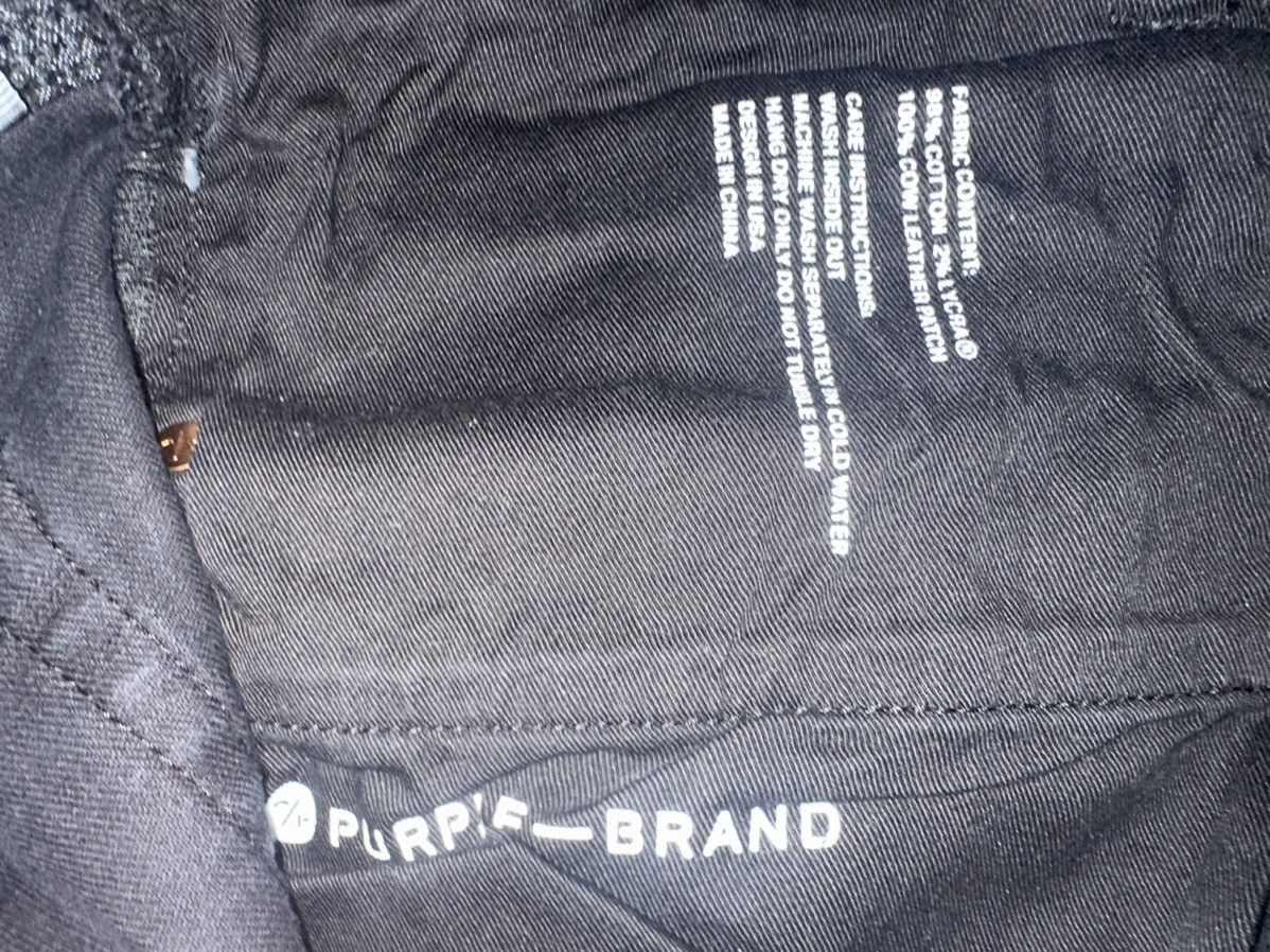 Purple Brand PURPLE BRAND P001 BLACK OIL SPILL Size US 36 / EU 52 - 4 Thumbnail