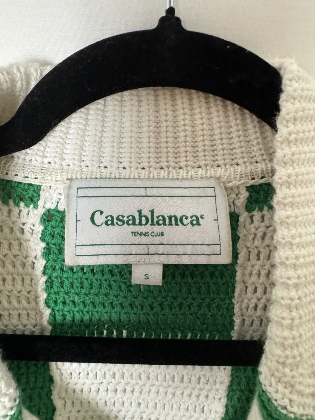 Casablanca Casa Blanca hand crocheted polo Size US M / EU 48-50 / 2 - 5 Thumbnail
