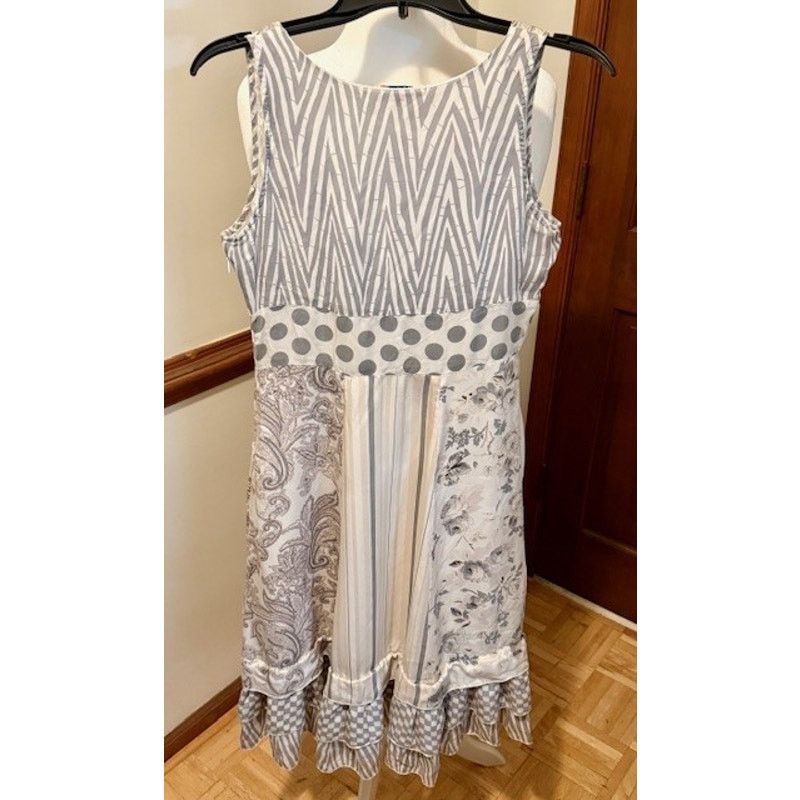 Chan Luu Chan Luu Patchwork Boho Dress S Handmade India Flowy Summer Size S / US 4 / IT 40 - 10 Thumbnail