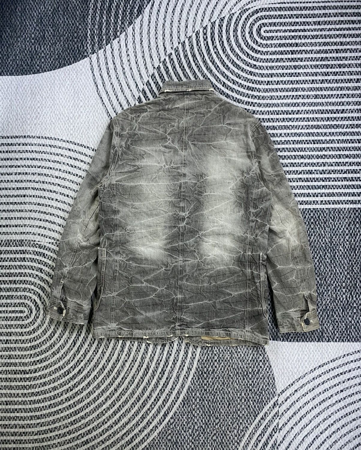 If Six Was Nine Vintage Allix Design Rare Washed Grey Fullbutton Jacket Size US M / EU 48-50 / 2 - 2 Thumbnail