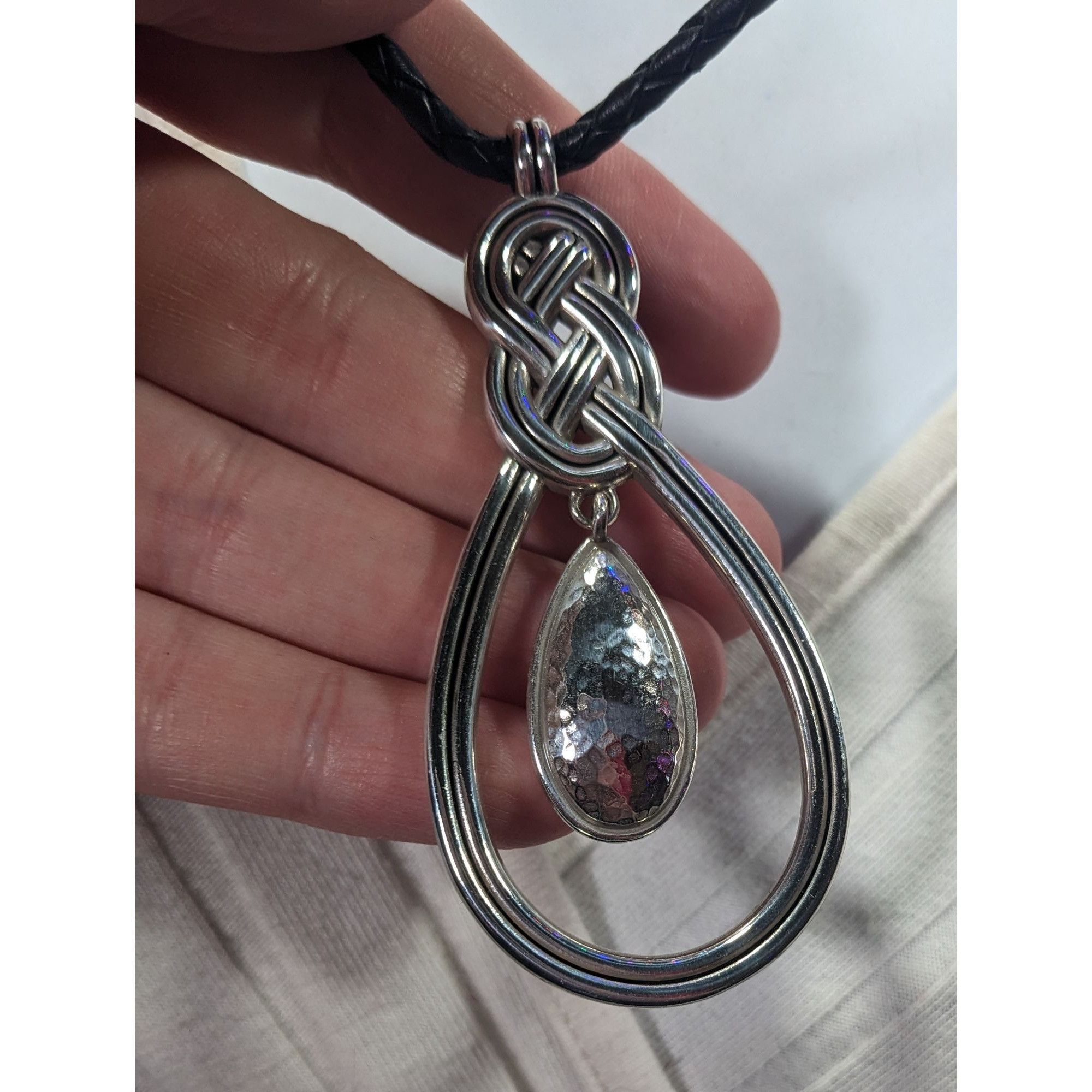 Brighton Vintage Brighton Celtic Knot Teardrop Necklace Size ONE SIZE - 6 Thumbnail