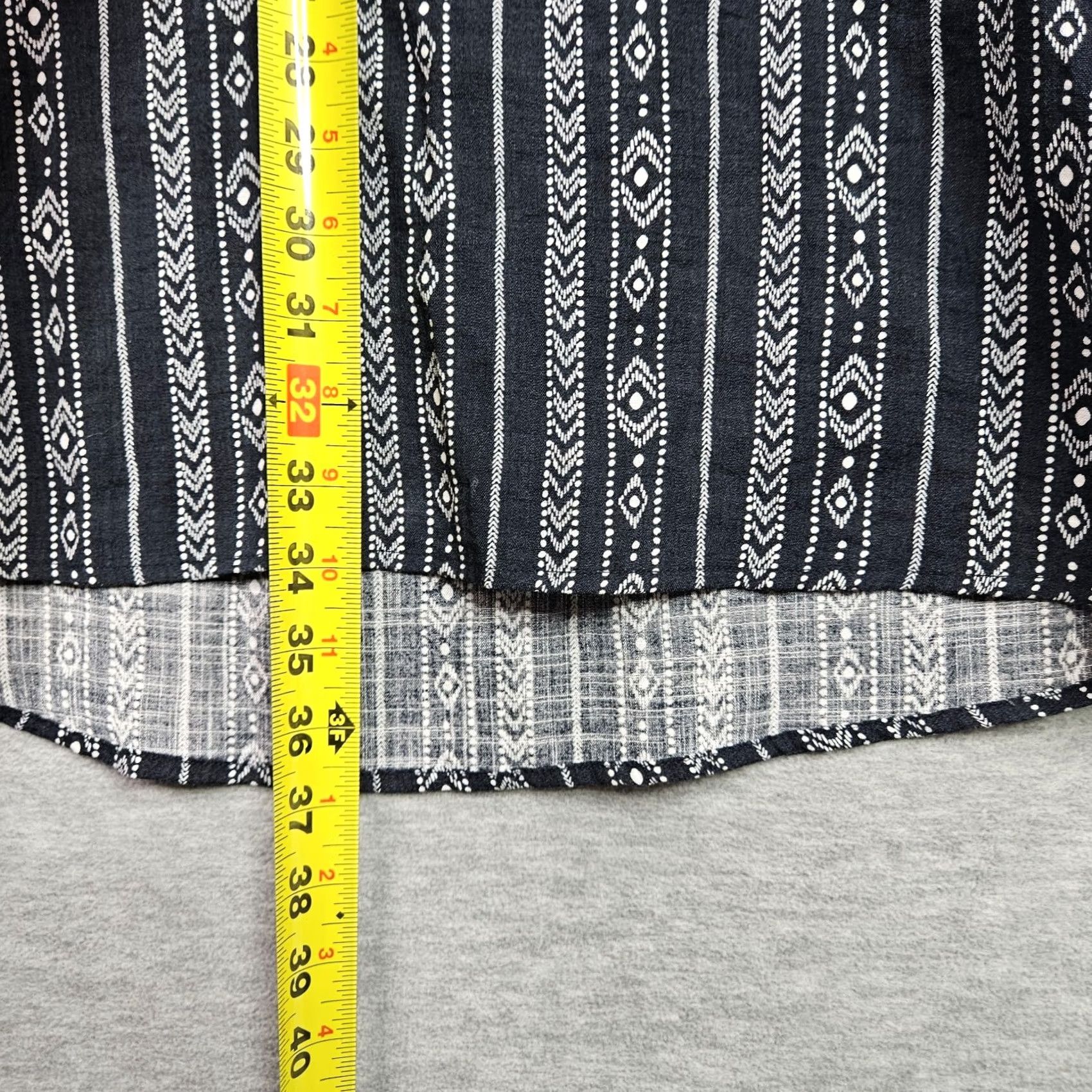 Vintage DEAR John Women's Southwest Printed Roller up Sleeve Dress Sz S Size S / US 4 / IT 40 - 6 Thumbnail