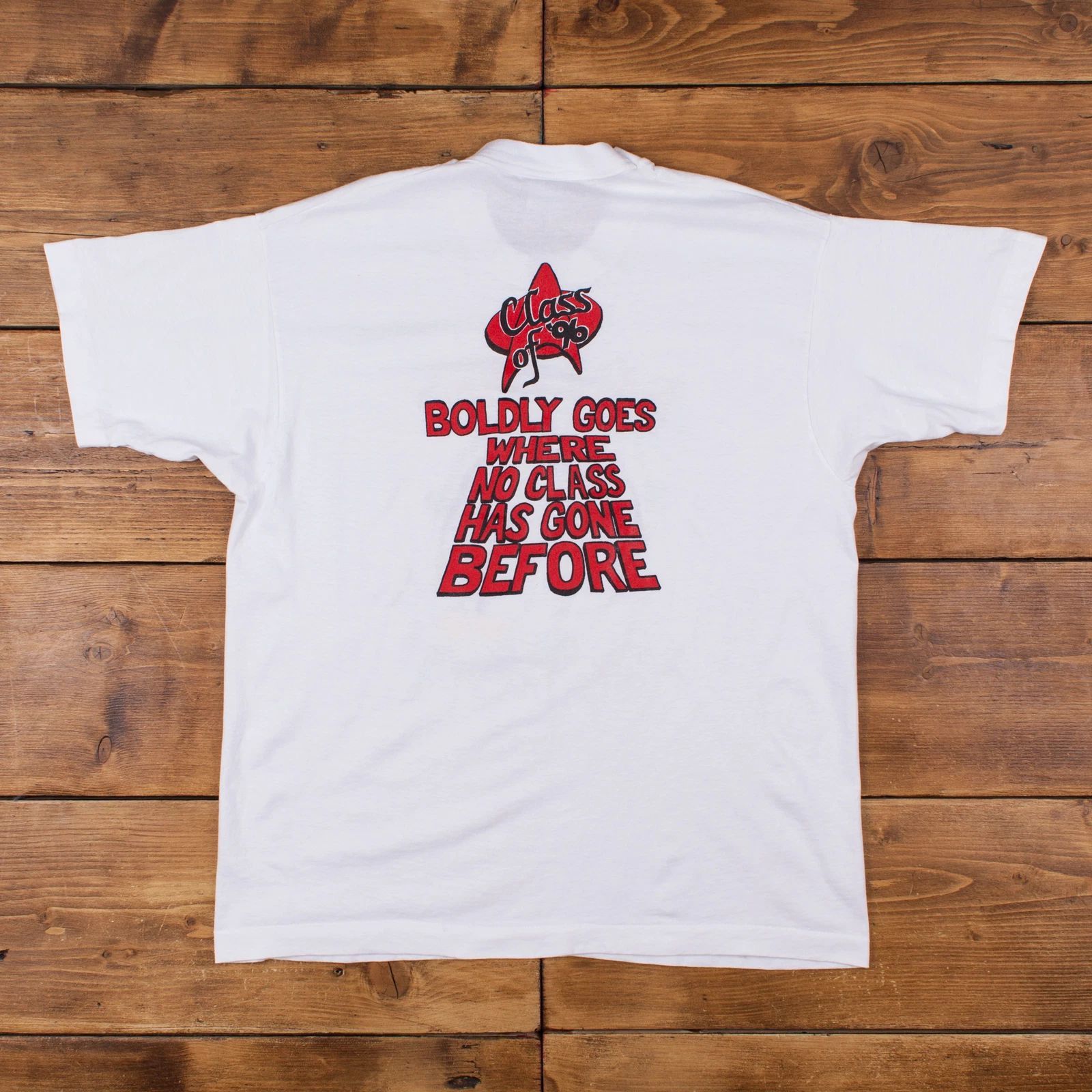 Fruit Of The Loom Vintage Fruit of the Loom Single Stitch T Shirt Graphic Size US XL / EU 56 / 4 - 2 Thumbnail