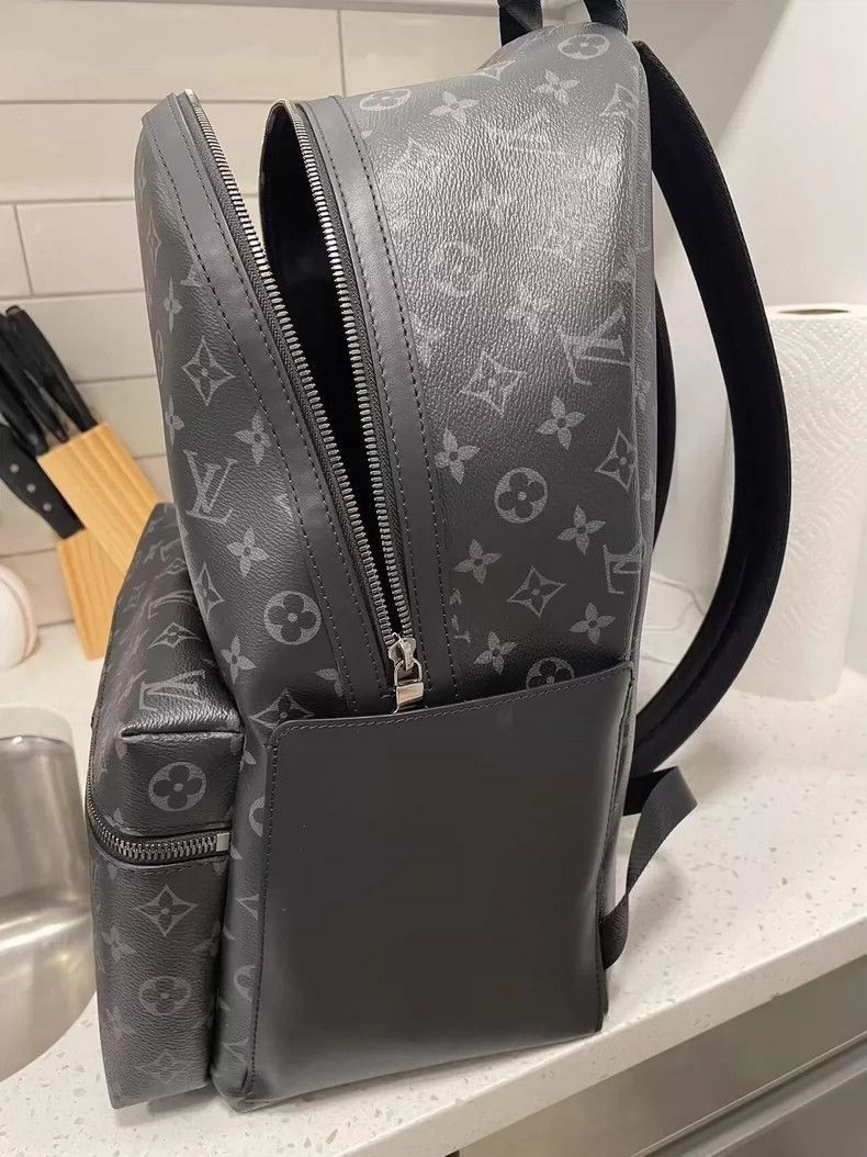 Louis Vuitton Louis Vuitton Monogram Eclipse Backpack-2506 Size ONE SIZE - 3 Thumbnail