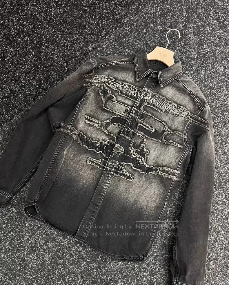 Yohji Yamamoto Y/Project 23FW Embroidered Denim Jacket. Size US S / EU 44-46 / 1 - 1 Thumbnail