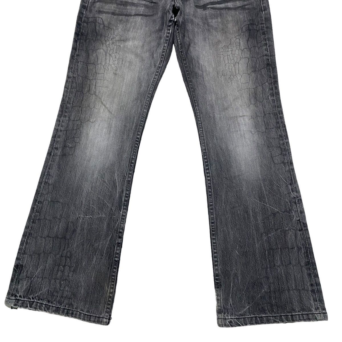 semanticdesign Semantic Design Spiderweb Denim Flare Jeans Size US 34 / EU 50 - 8 Thumbnail