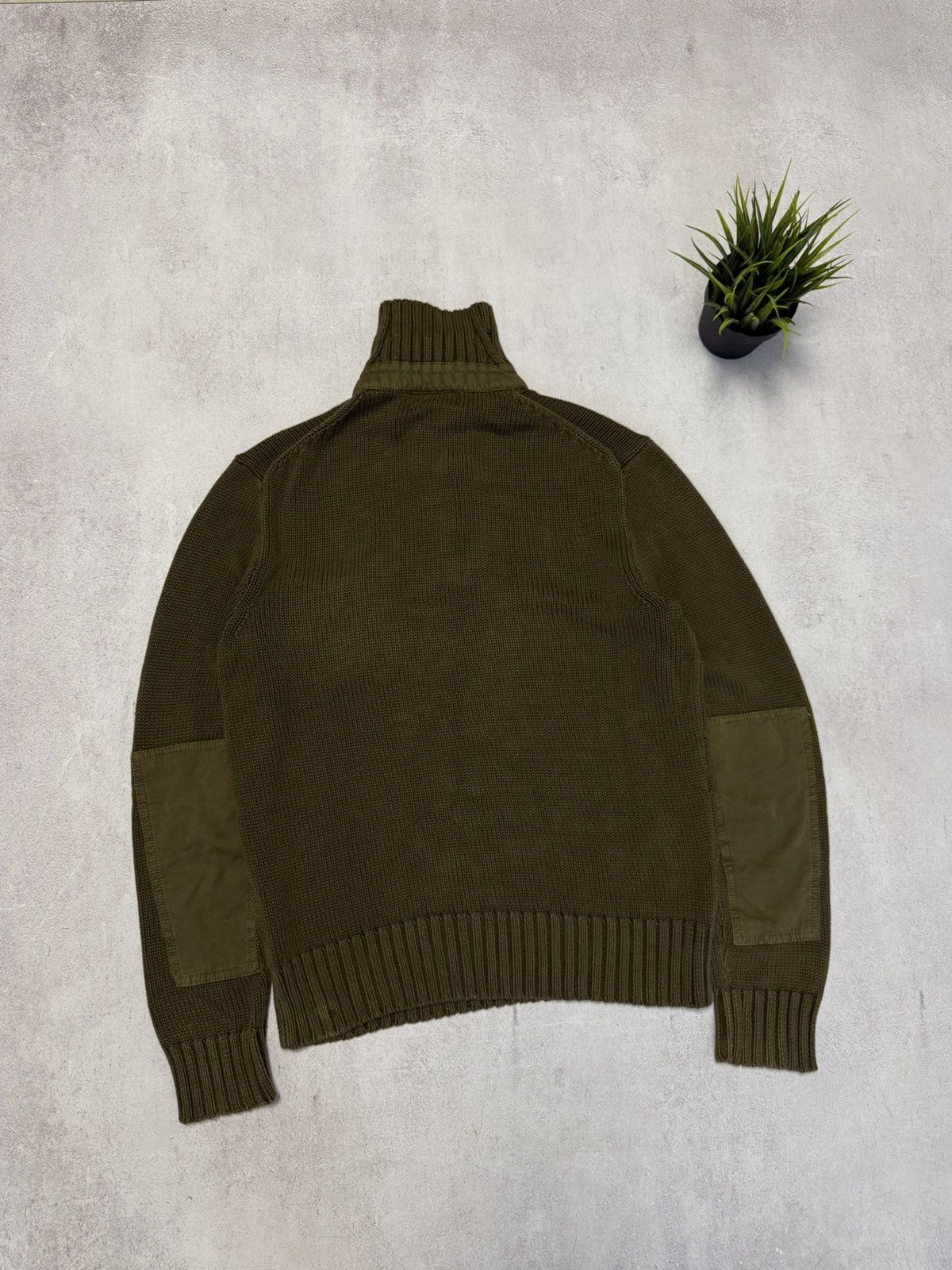 Vintage Vintage Polo Ralph Lauren Sweater Knit Zip 1/3 Mens 90s Size US M / EU 48-50 / 2 - 10 Thumbnail