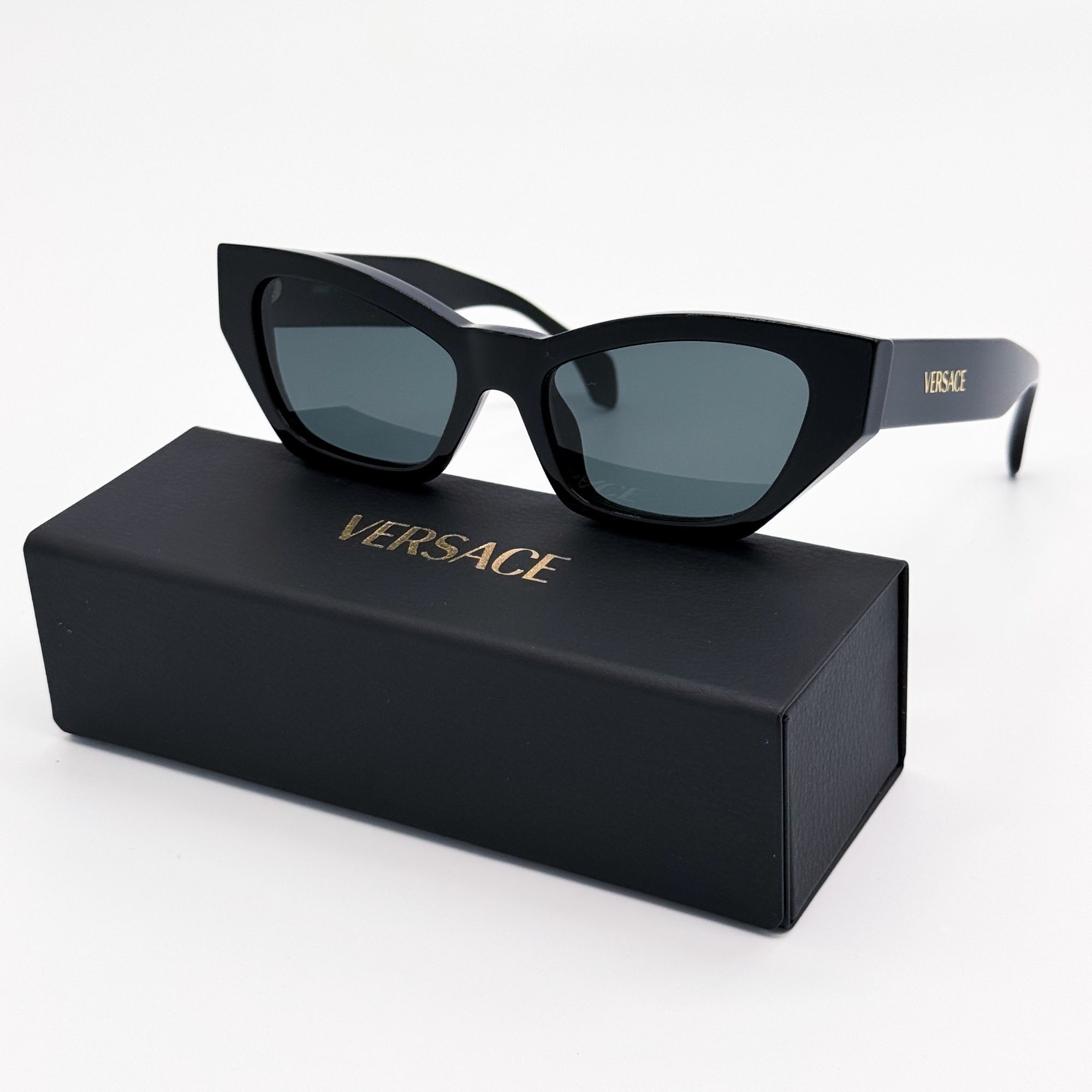 Versace NEW VE4488U GB1/87 VERSACE CAT EYE BLACK WOMEN SUNGLASSES MO Size ONE SIZE - 2 Thumbnail