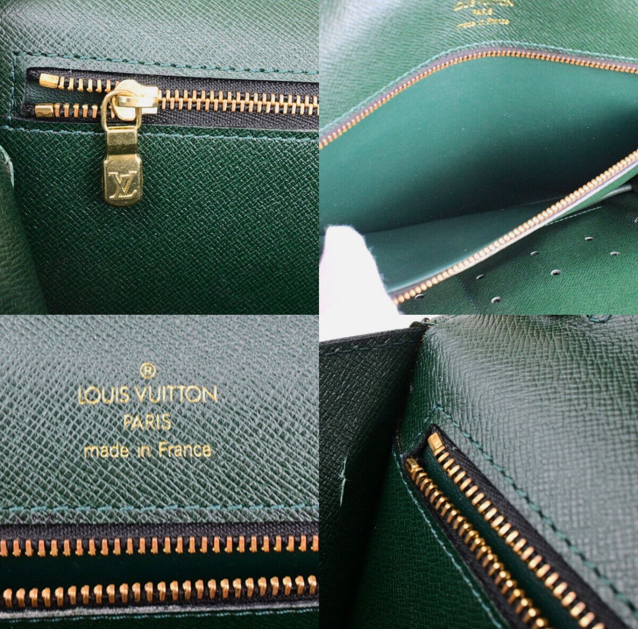 Louis Vuitton LOUIS VUITTON POCHETTE KOURAD CLUTCH HAND BAG TAIGA LEATHER Size ONE SIZE - 13 Thumbnail