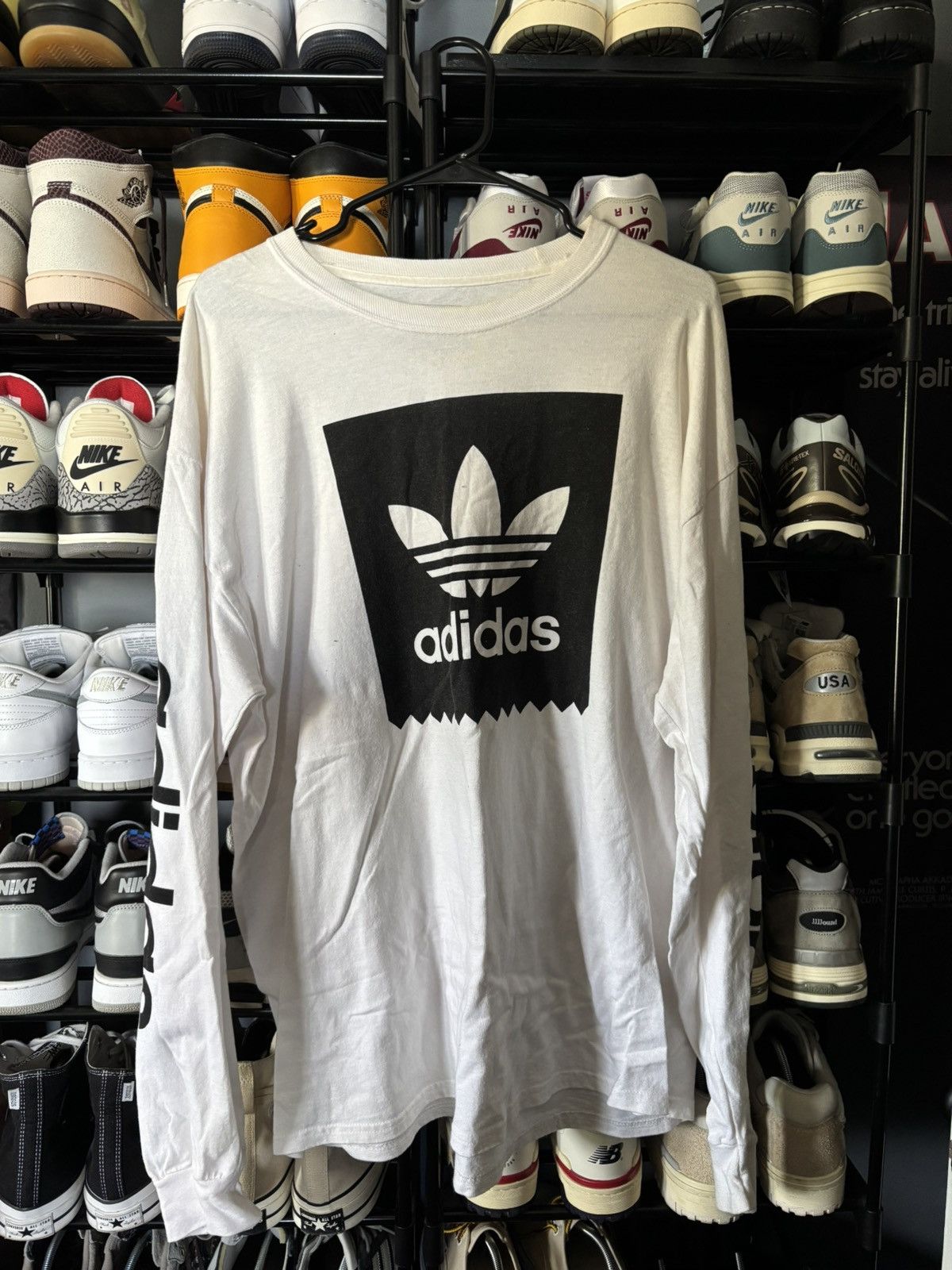Adidas Vintage Adidas Long-sleeve Size US XL / EU 56 / 4 - 1 Thumbnail
