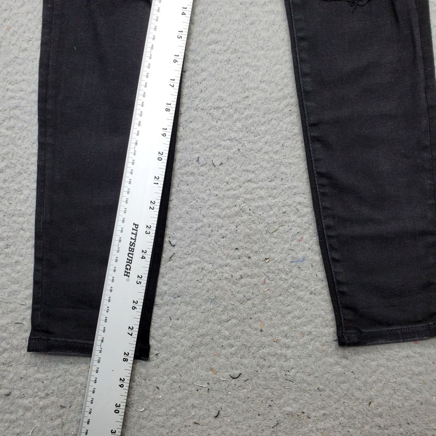 American Eagle Outfitters American Eagle Outfitters Skinny Jeans Womens 4 Black Denim Distressed Next Level Stretch XS Size 27" / US 4 / IT 40 - 4 Thumbnail