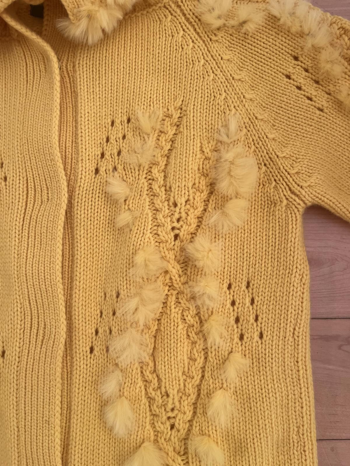 Blumarine NWT - Blumarine Wool and Rabbit Fur Cardigan Size M / US 6-8 / IT 42-44 - 3 Thumbnail