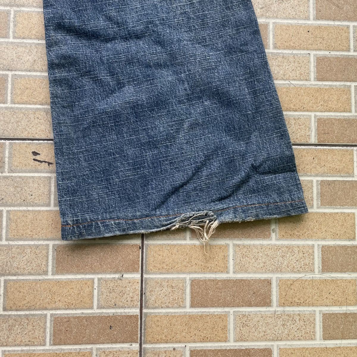 If Six Was Nine Y2K Lee Cooper Bootcut Flare Distressed Mud Washed Jeans Size US 32 / EU 48 - 15 Thumbnail