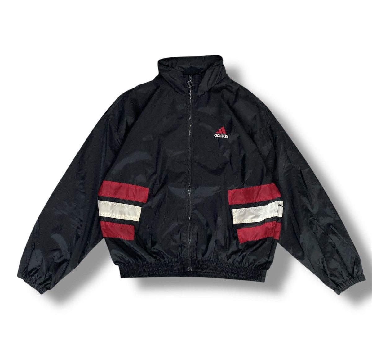 Adidas × Vintage Vintage Adidas Windbreaker Jacket Size US L / EU 52-54 / 3 - 2 Thumbnail