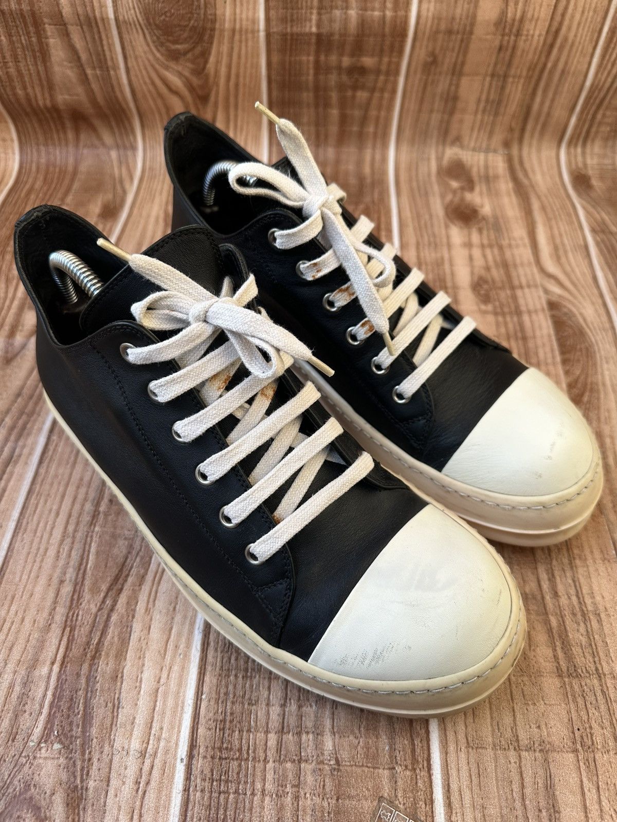Rick Owens Rick Owens SS16 Leather Mainline Ramones Calf Leather Size US 8.5 / EU 41-42 - 2 Thumbnail