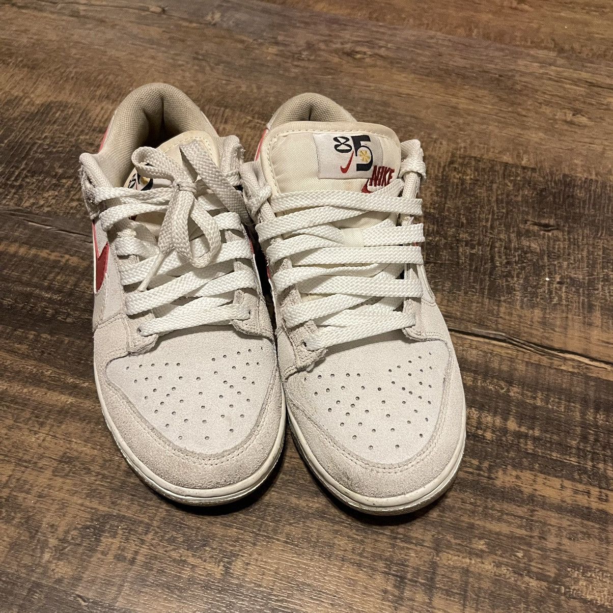 Nike Nike WMNs Dunk Low SE ‘85 Double Swoosh Size US 5.5 / EU 38 - 5 Thumbnail
