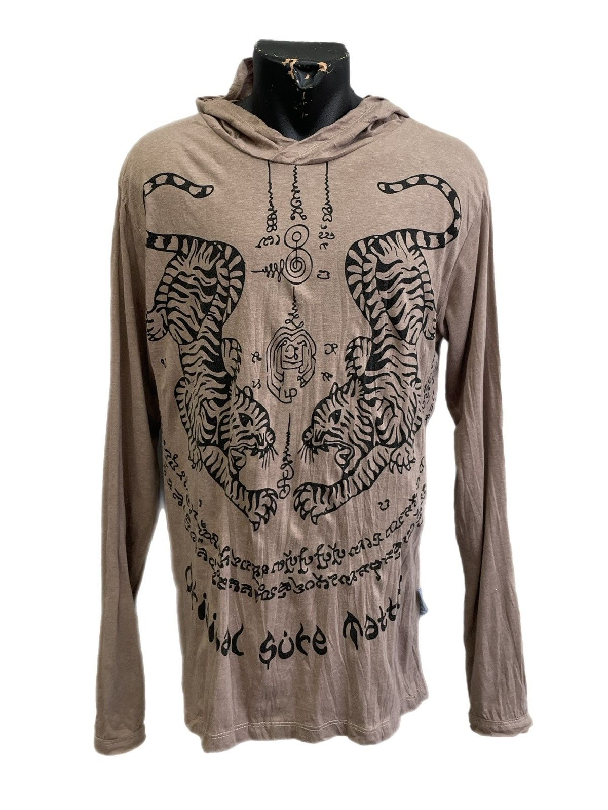 Japanese Brand Sure brown graphic JPG style hoodie rare y2k tribal style Size US M / EU 48-50 / 2 - 1 Thumbnail