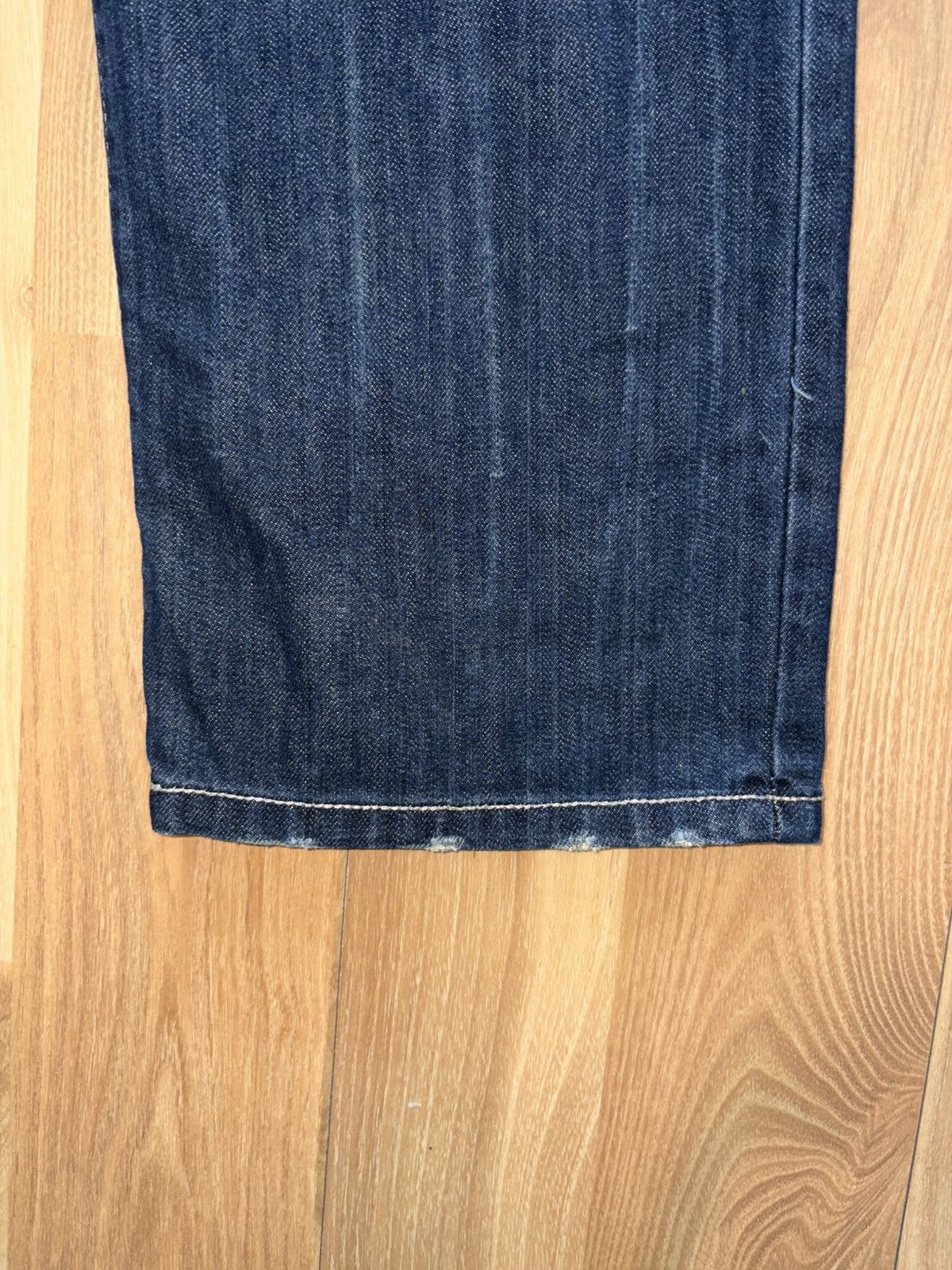 Guess VTG Guess LosAngeles BritRocker Jeans Size 36x34 Distressed Size US 36 / EU 52 - 7 Thumbnail