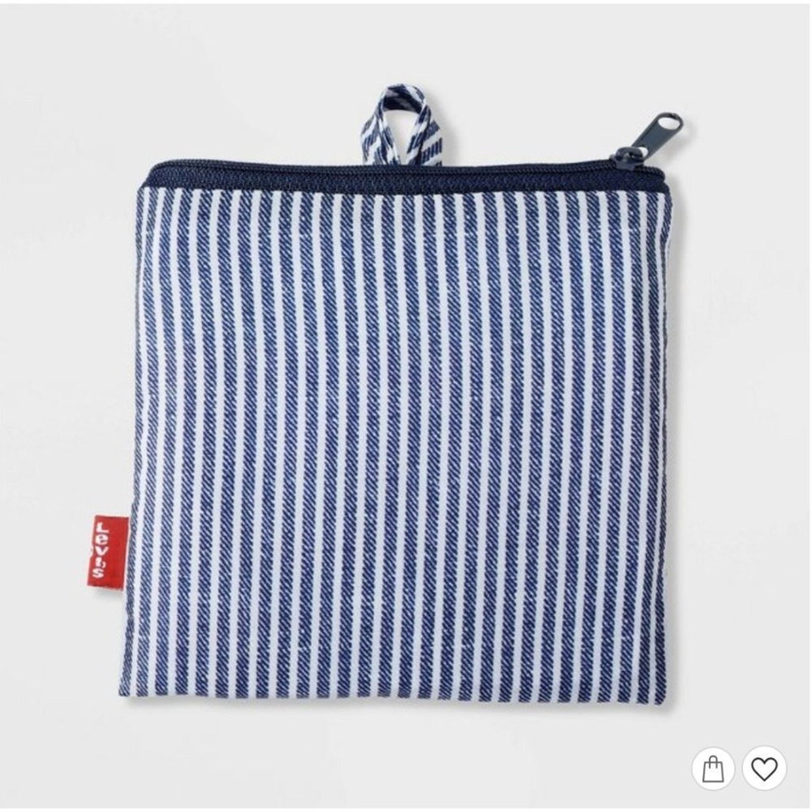 Levi's Levi's x Target Collab Reusable Striped Red Logo Tote Purse Size ONE SIZE - 3 Thumbnail