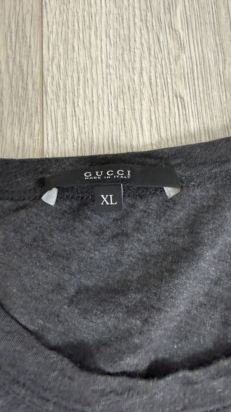 Gucci Gucci Rare Leather Pocket T Shirt Size US XL / EU 56 / 4 - 6 Thumbnail