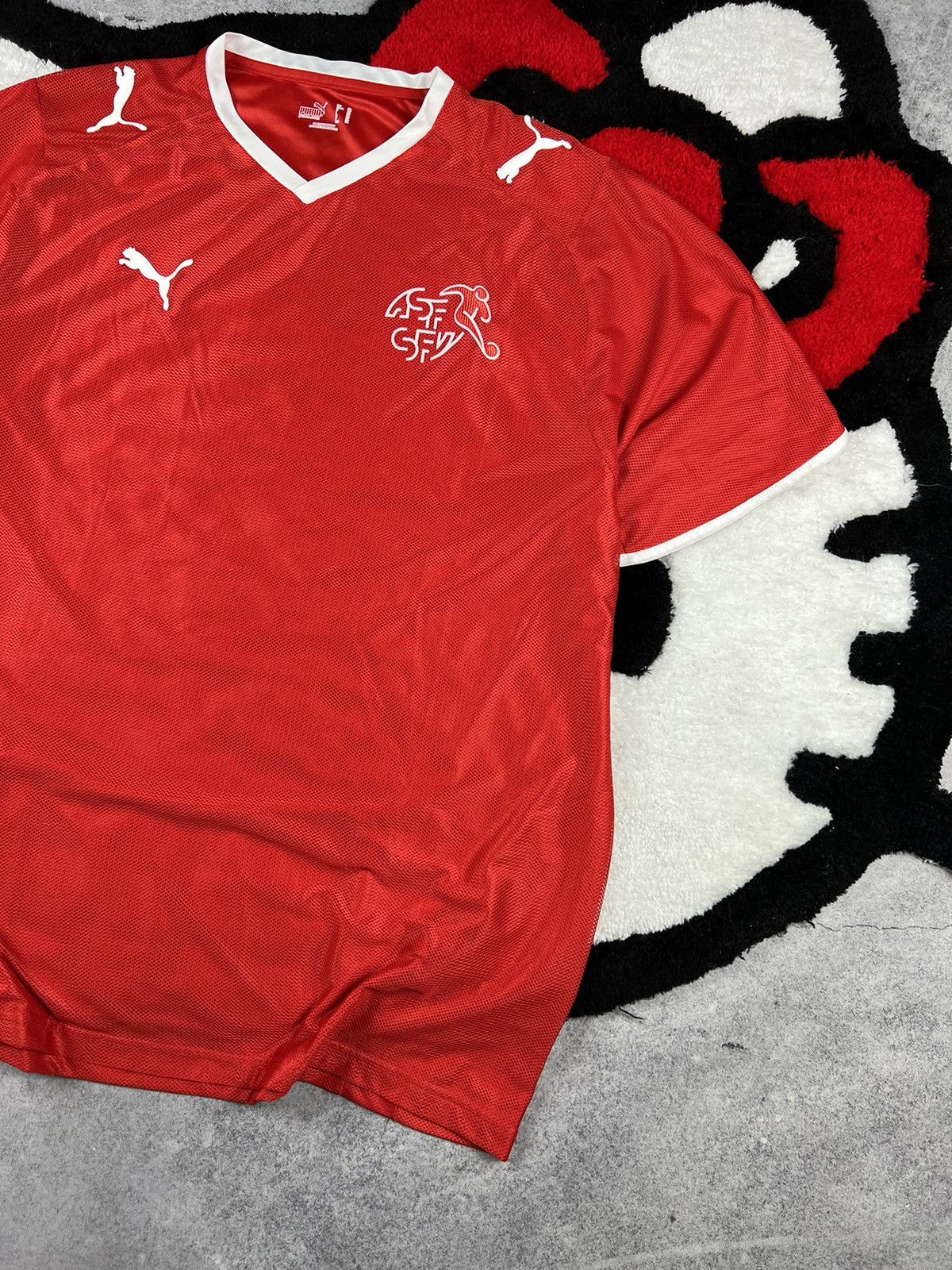 Puma Switzerland National Team 2008/10 Football Soccer Y2K Jersey Size US XL / EU 56 / 4 - 3 Thumbnail