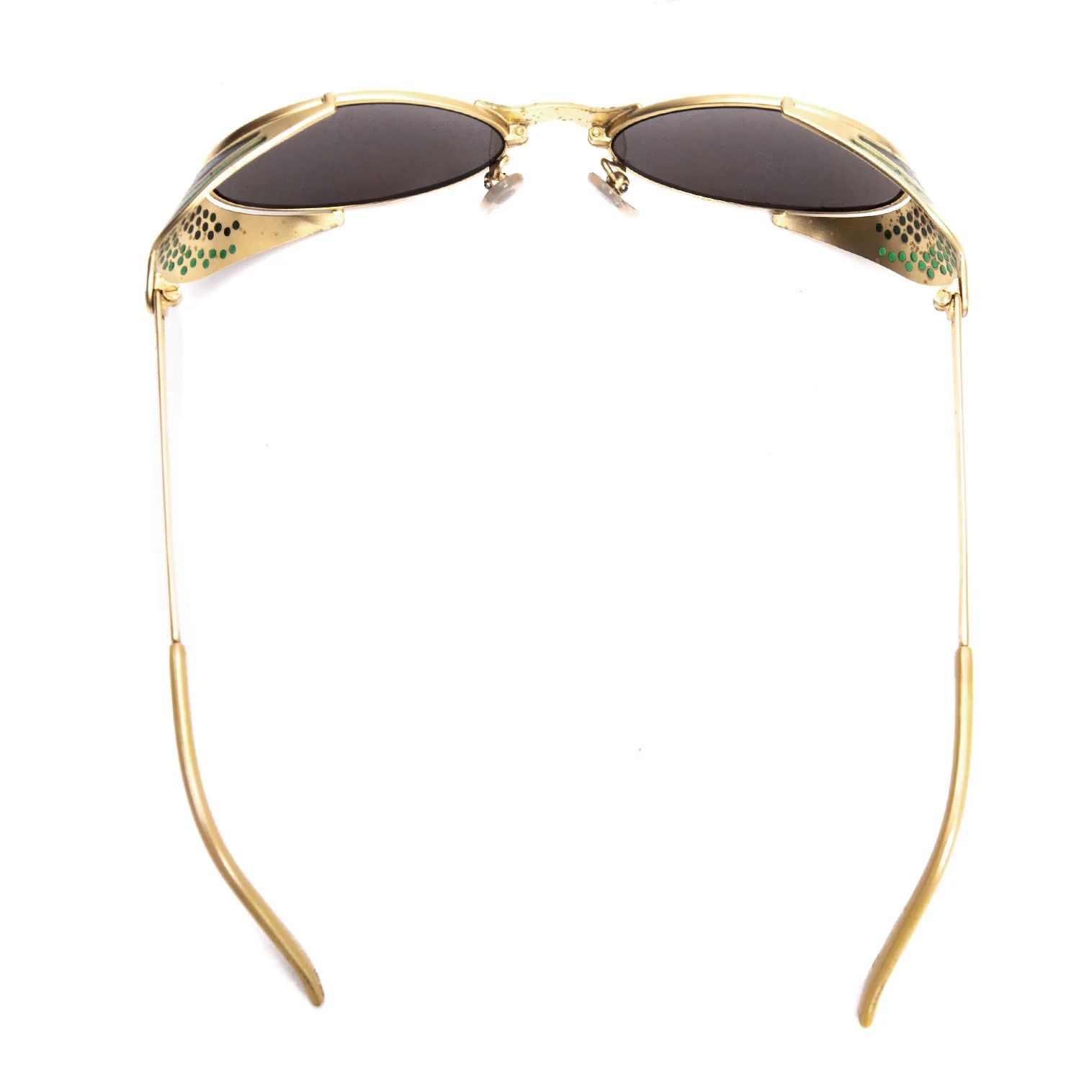 Jean Paul Gaultier Color Frame Sunglasses in Gold Green Size ONE SIZE - 13 Thumbnail